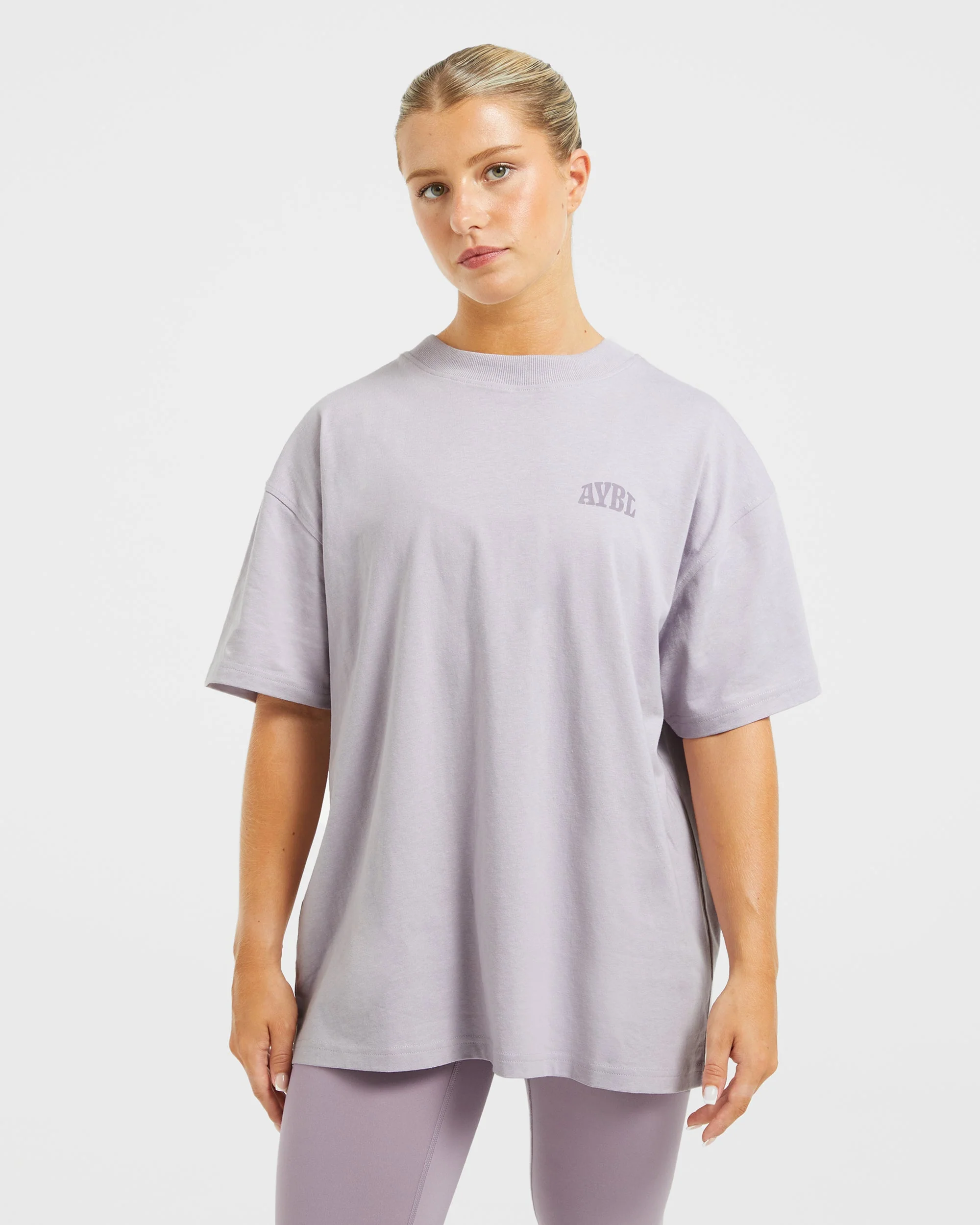 Mind Over Matter Oversized T Shirt - Paars - Image 2