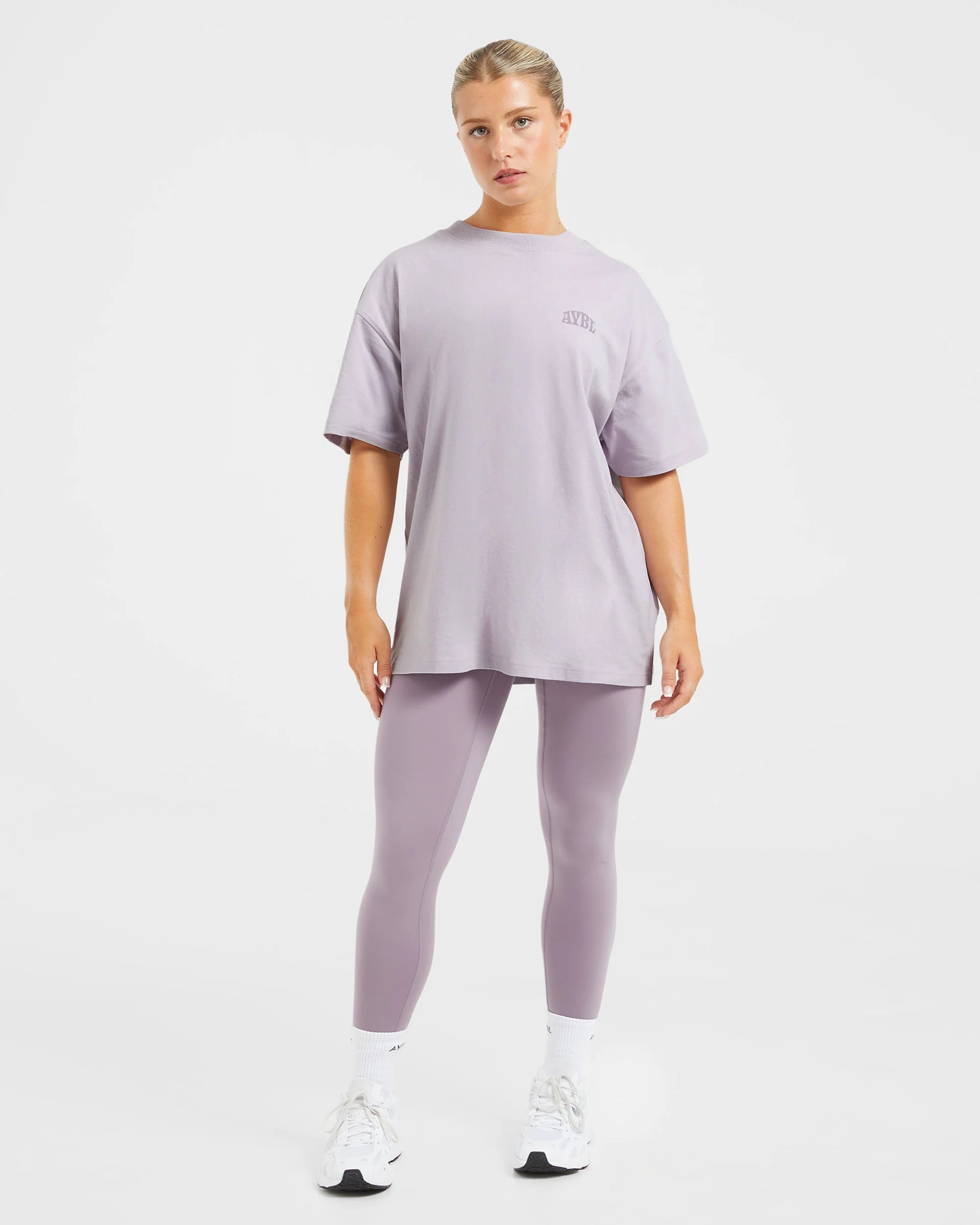 Mind Over Matter Oversized T Shirt - Paars - Image 3