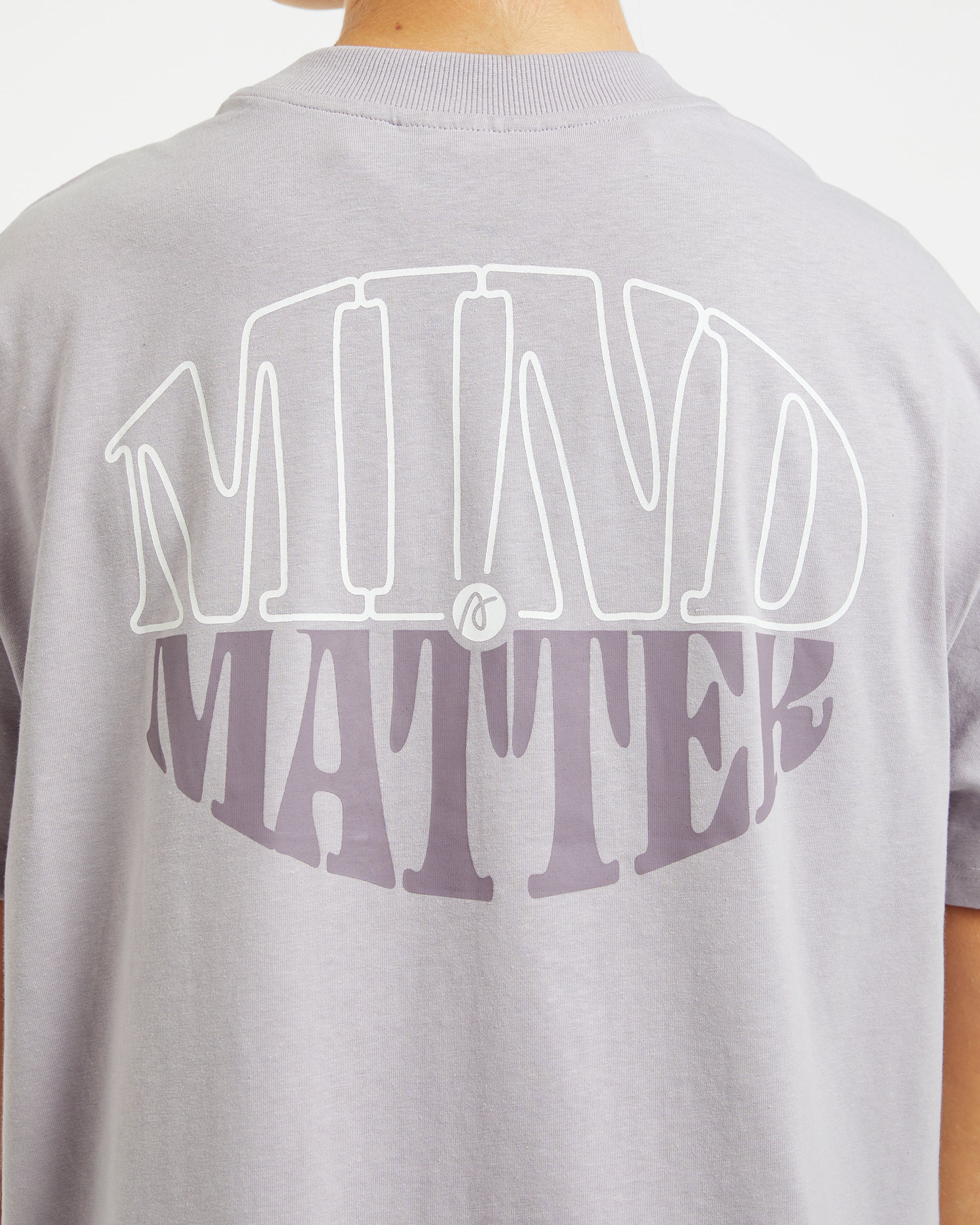 Mind Over Matter Oversized T Shirt - Paars - Image 6