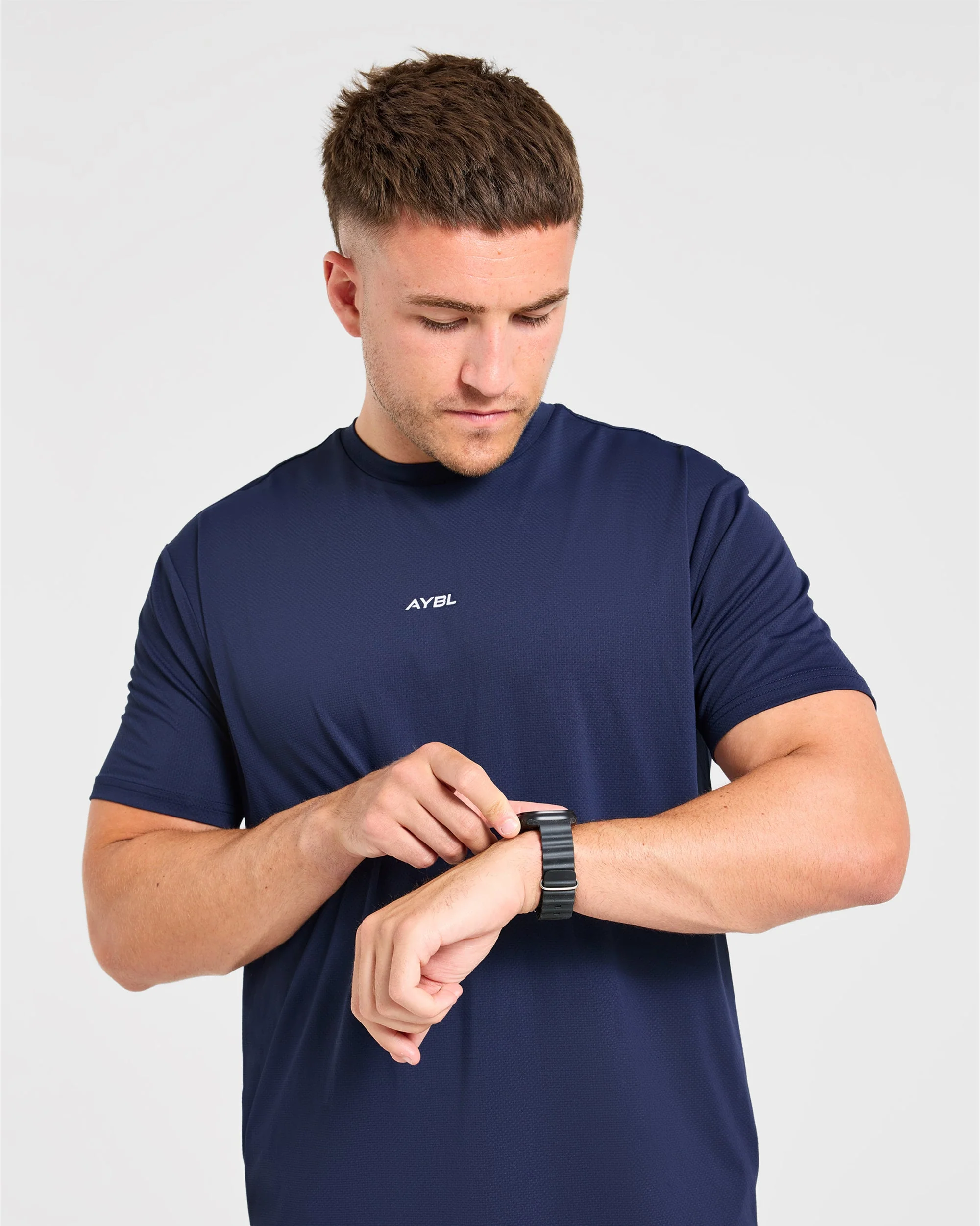 Motion T Shirt - Navy - Image 7
