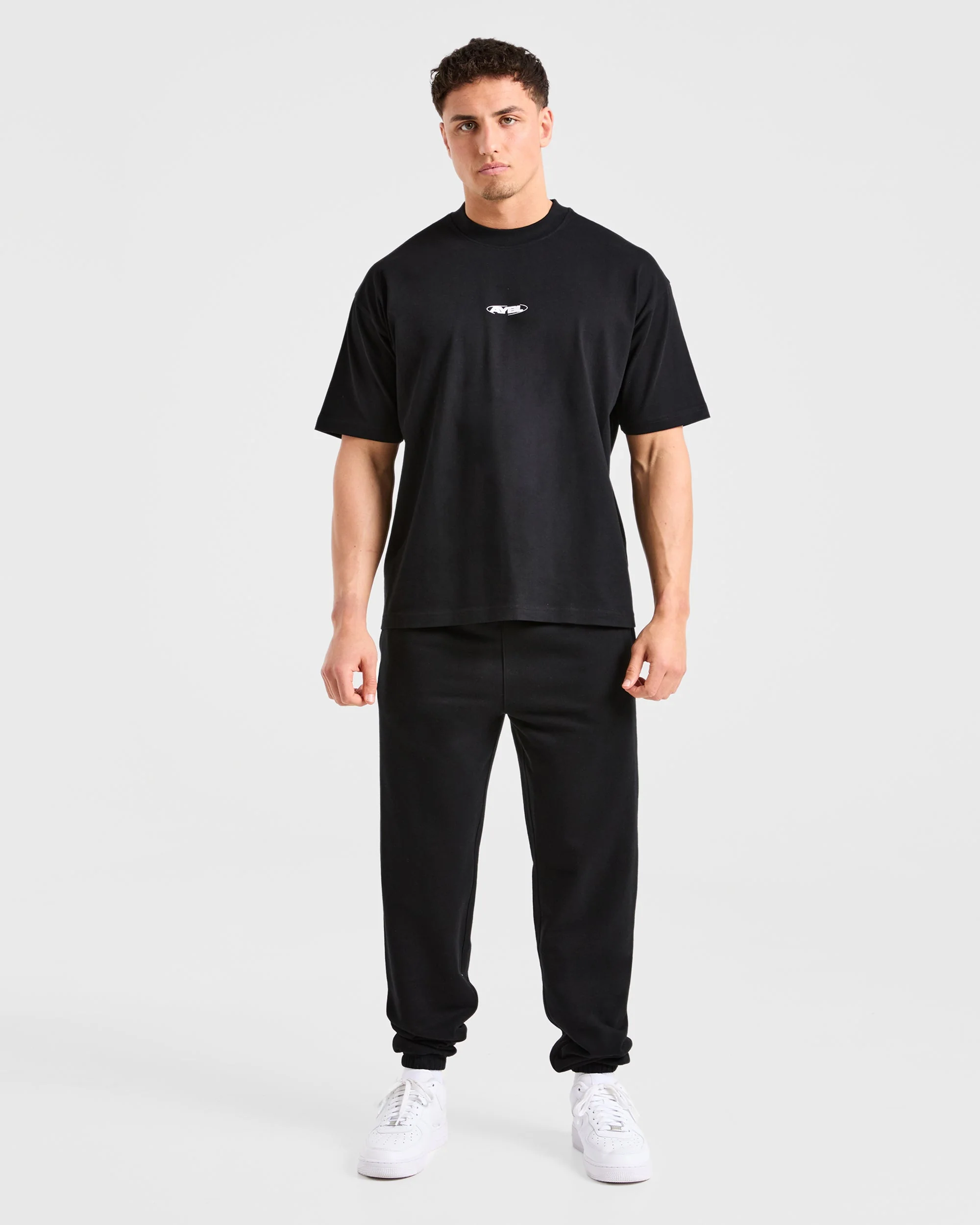 Orbit Oversized T Shirt - Zwart - Image 4