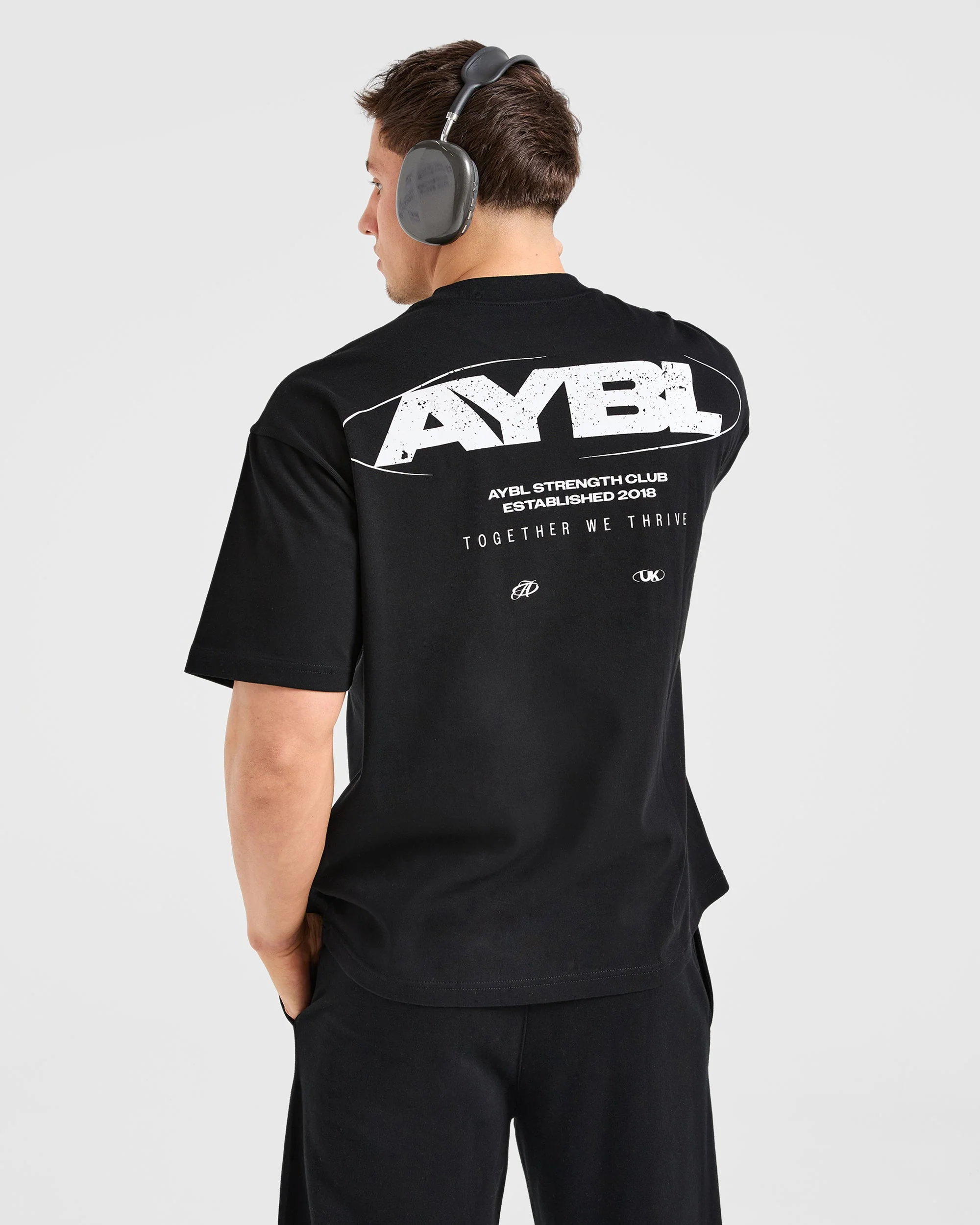 Orbit Oversized T Shirt - Zwart - Image 7