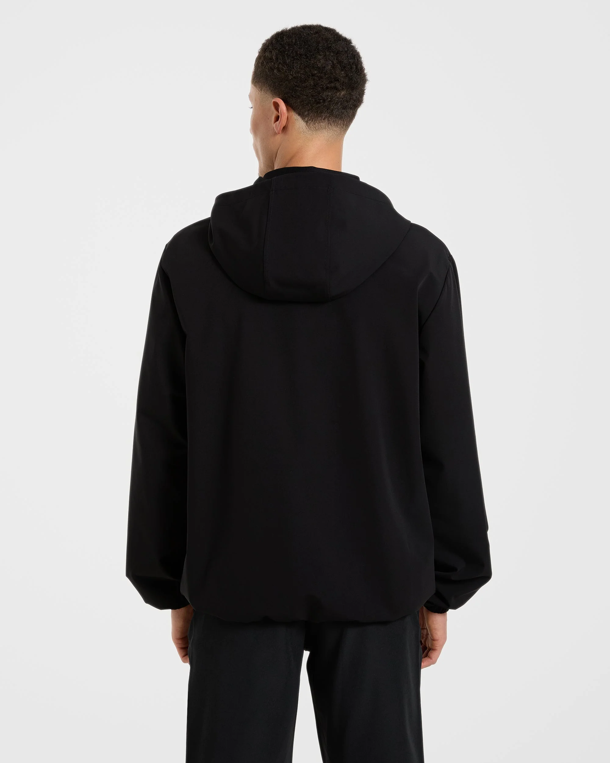 Precision 1/4 Zip Wind Pullover - Schwarz - Image 3