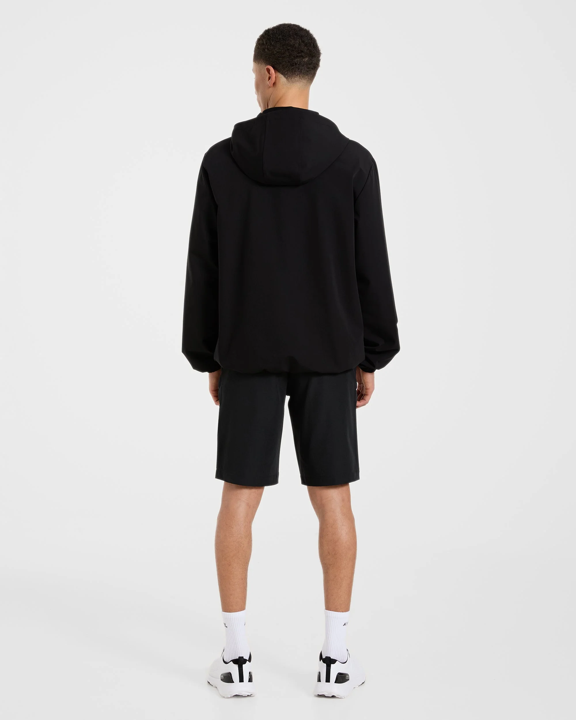 Precision 1/4 Zip Wind Pullover - Schwarz - Image 4