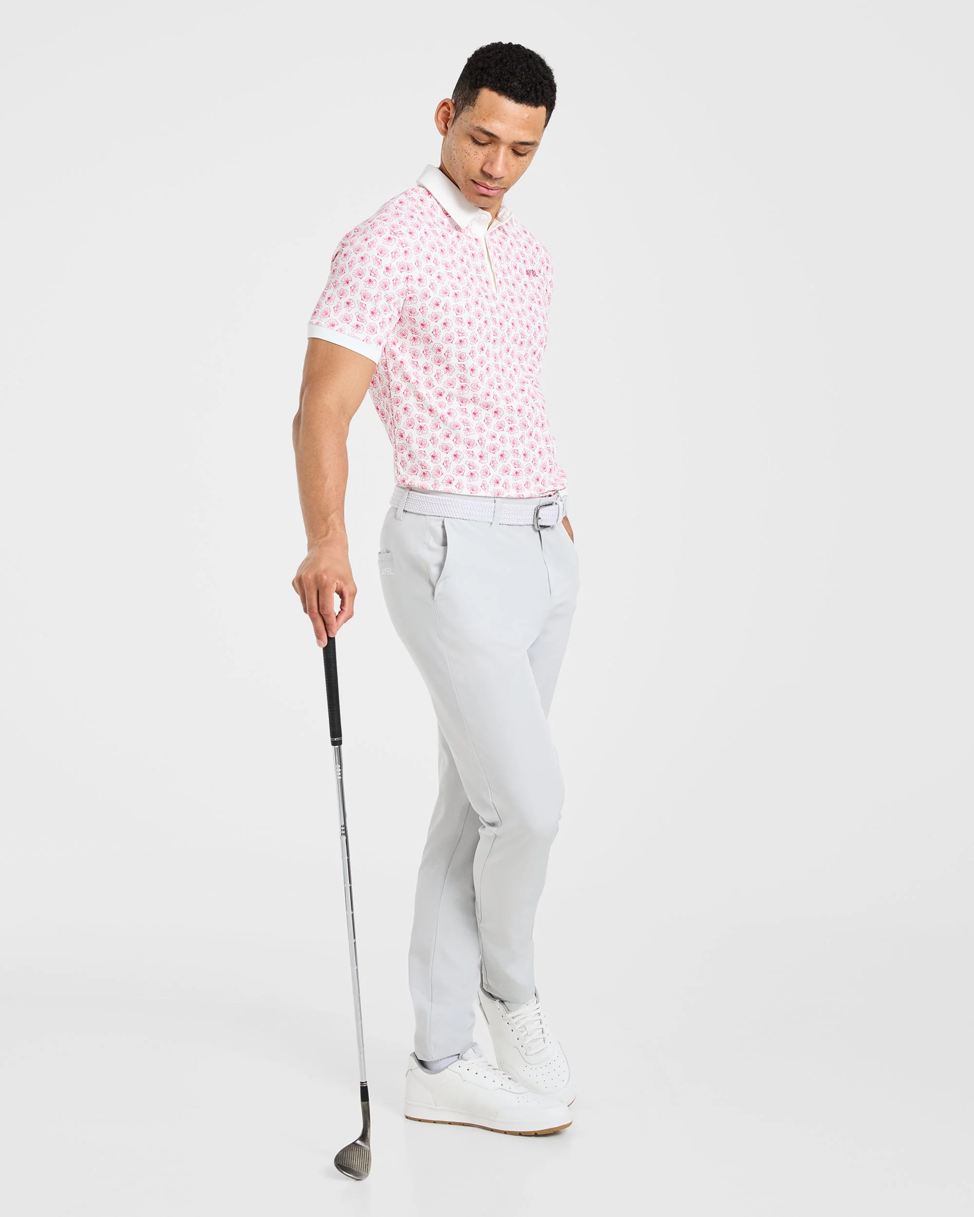 Precision Azalea Polo - Wit/Azalea Rosa - Image 7