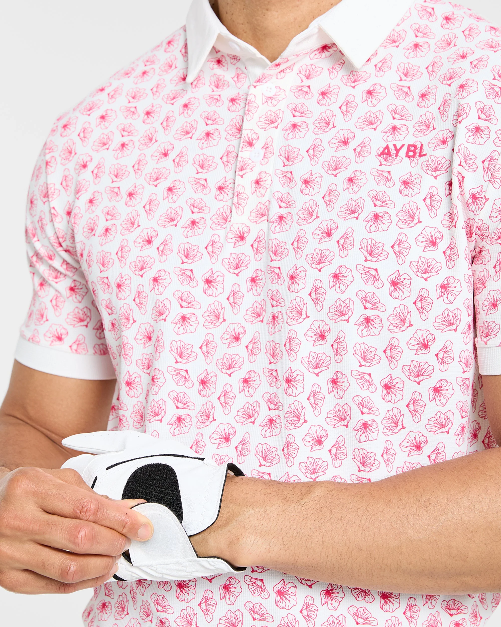 Precision Azalea Polo - Wit/Azalea Rosa - Image 8