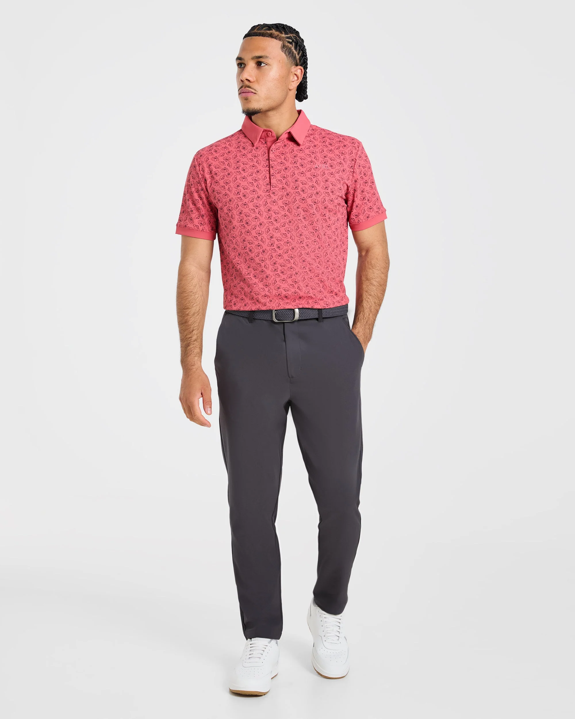 Precision Camellias Polo - Rood - Image 3