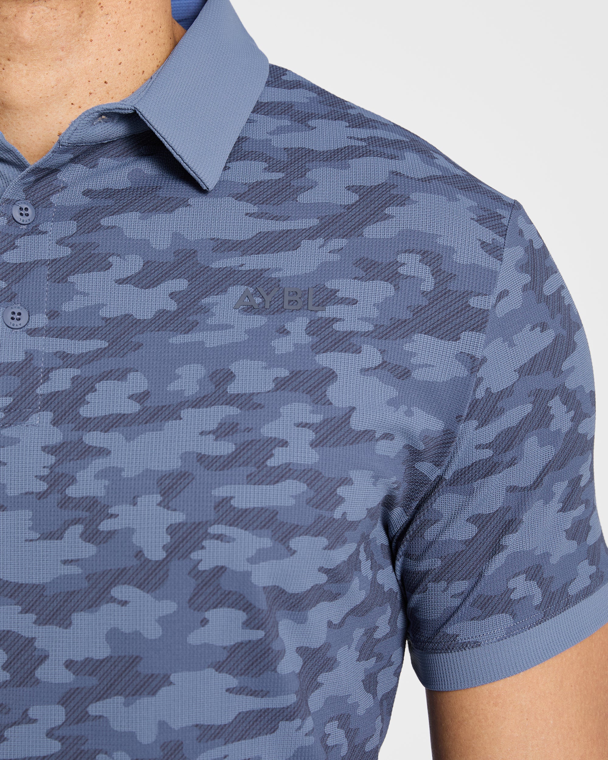 Precision Camo Polo - Blauw - Image 5