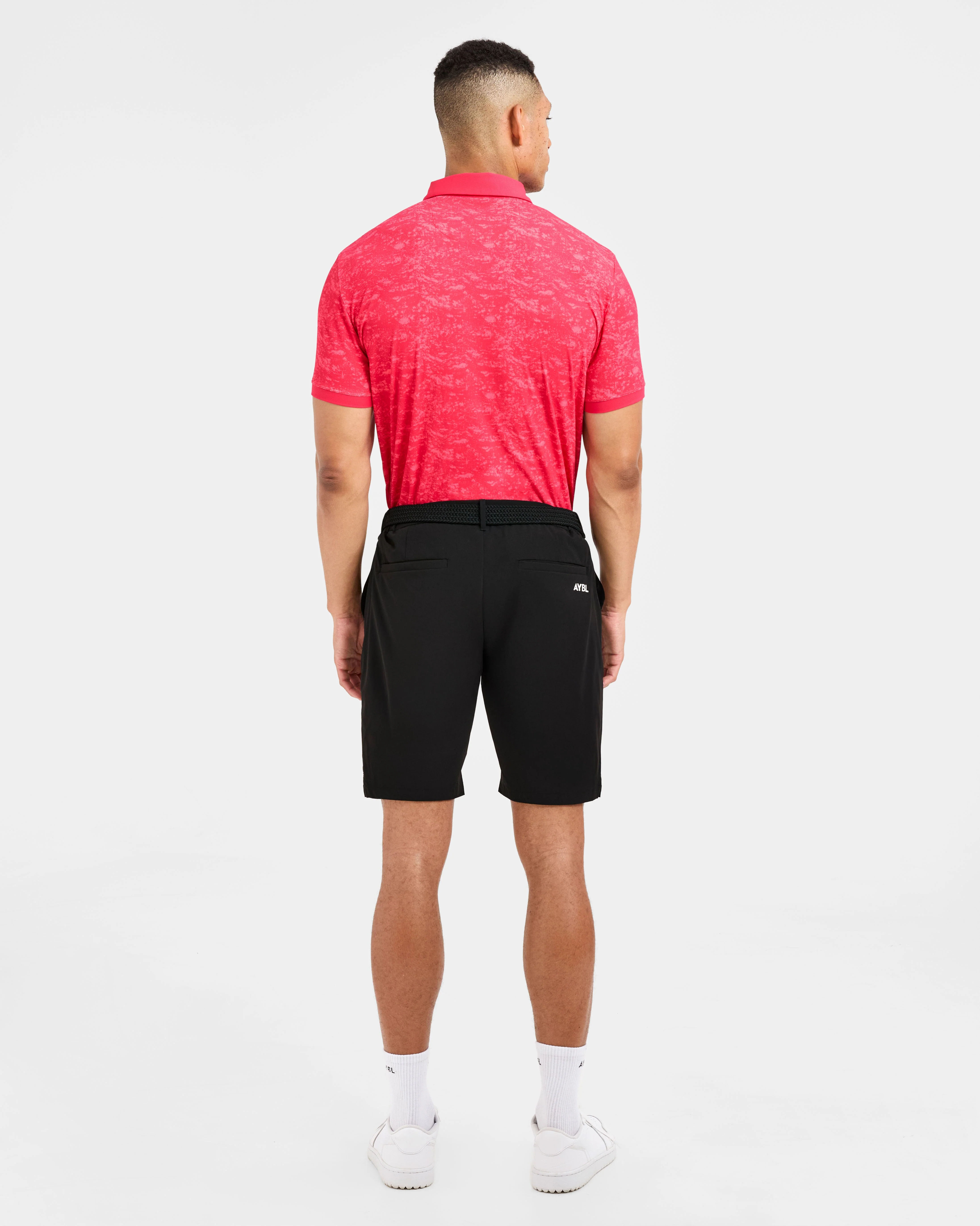 Precision Texture Polo - Summer Rood - Image 6