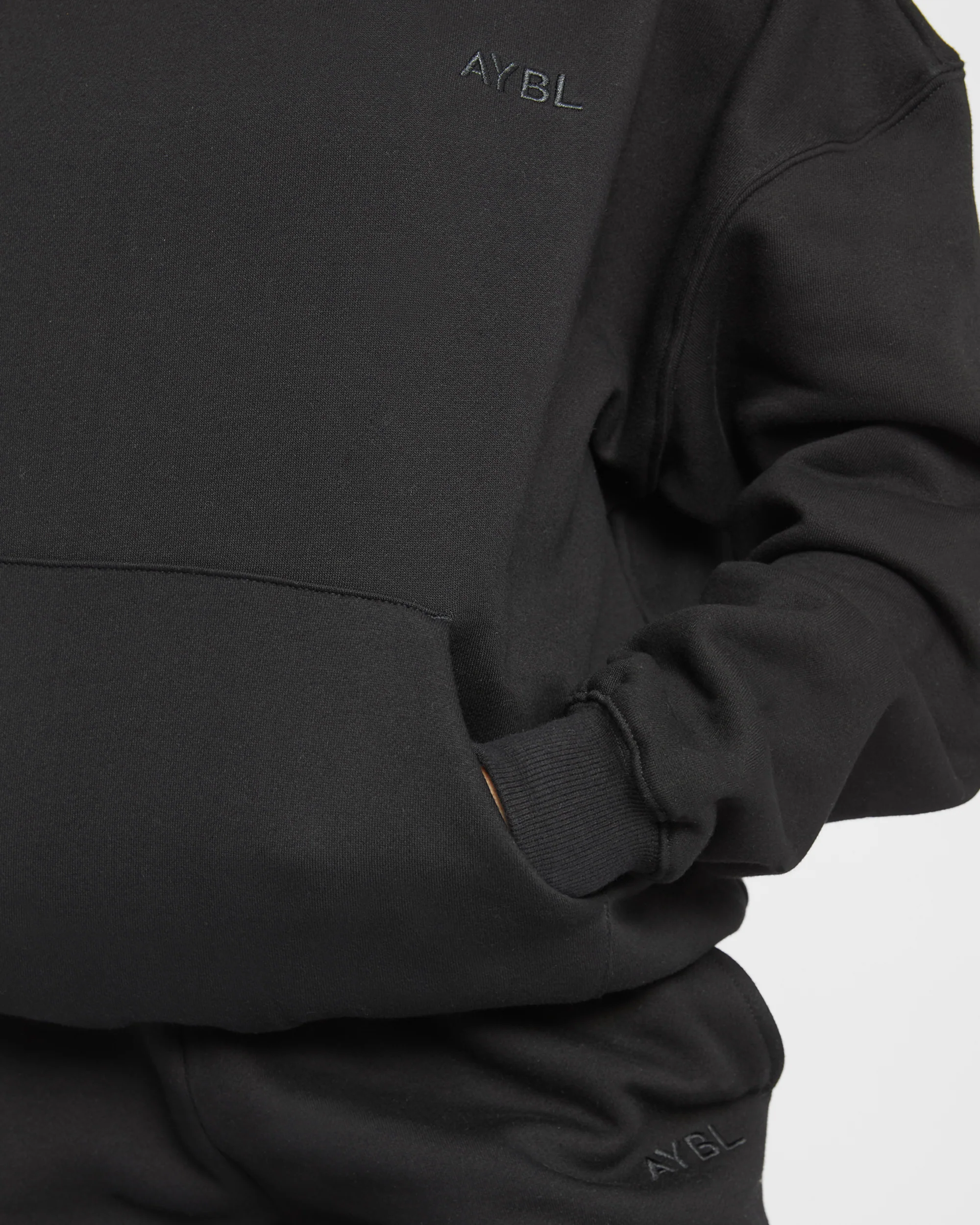Premium Oversized Hoodie - Zwart - Image 6