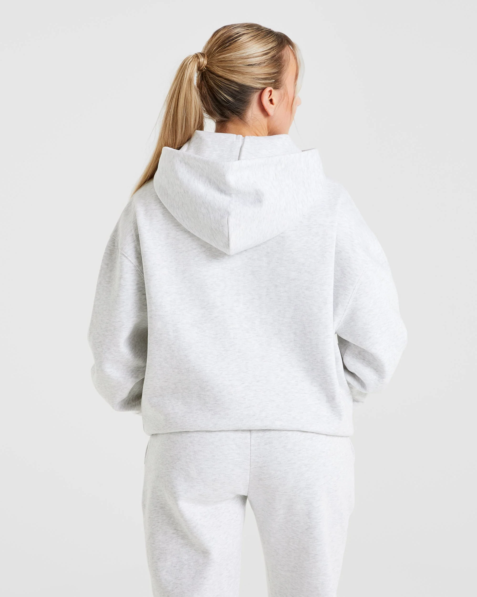 Premium Oversized Hoodie - Heather Grijs - Image 2