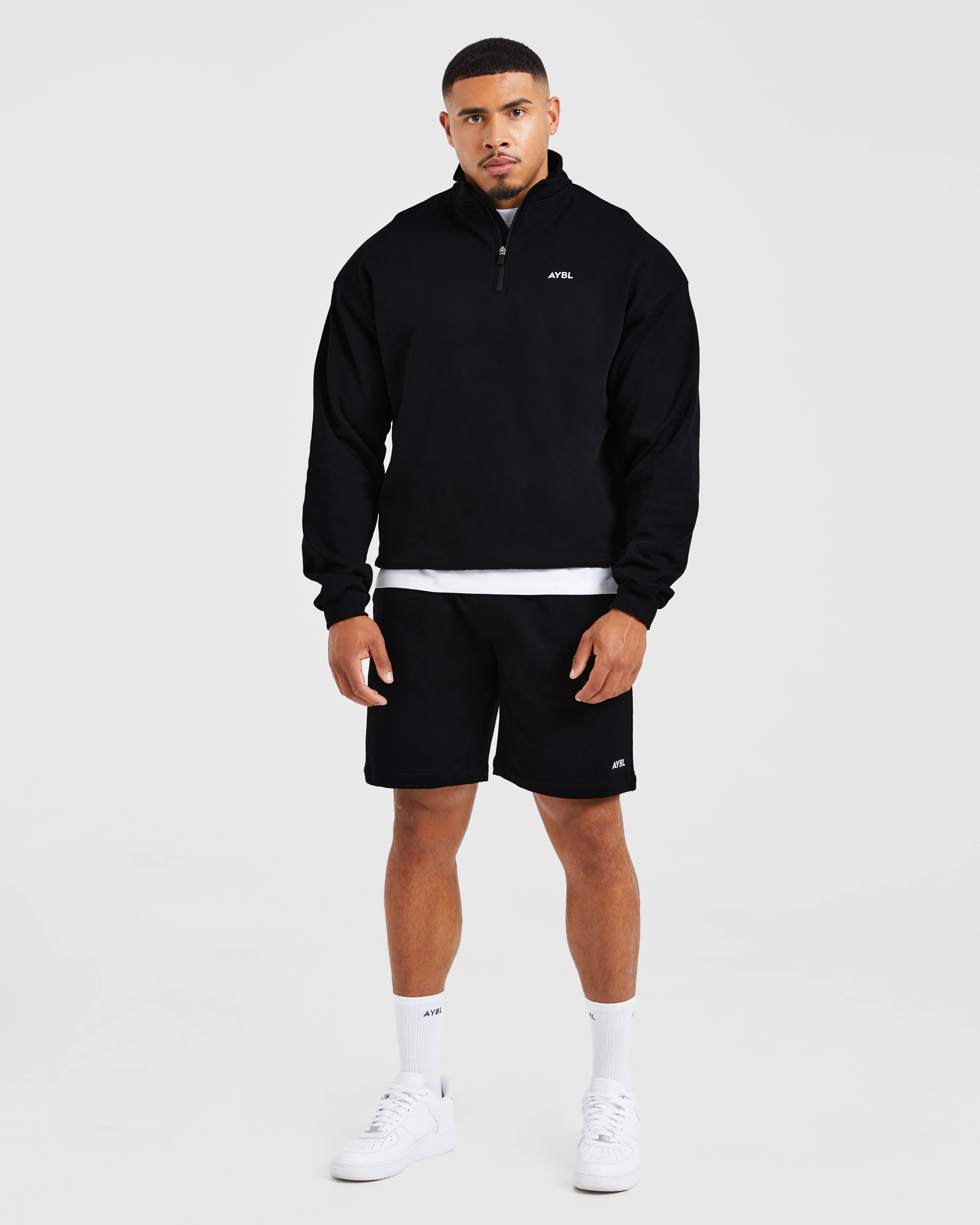 Rebound 1/4 Zip Pullover - Zwart - Image 3