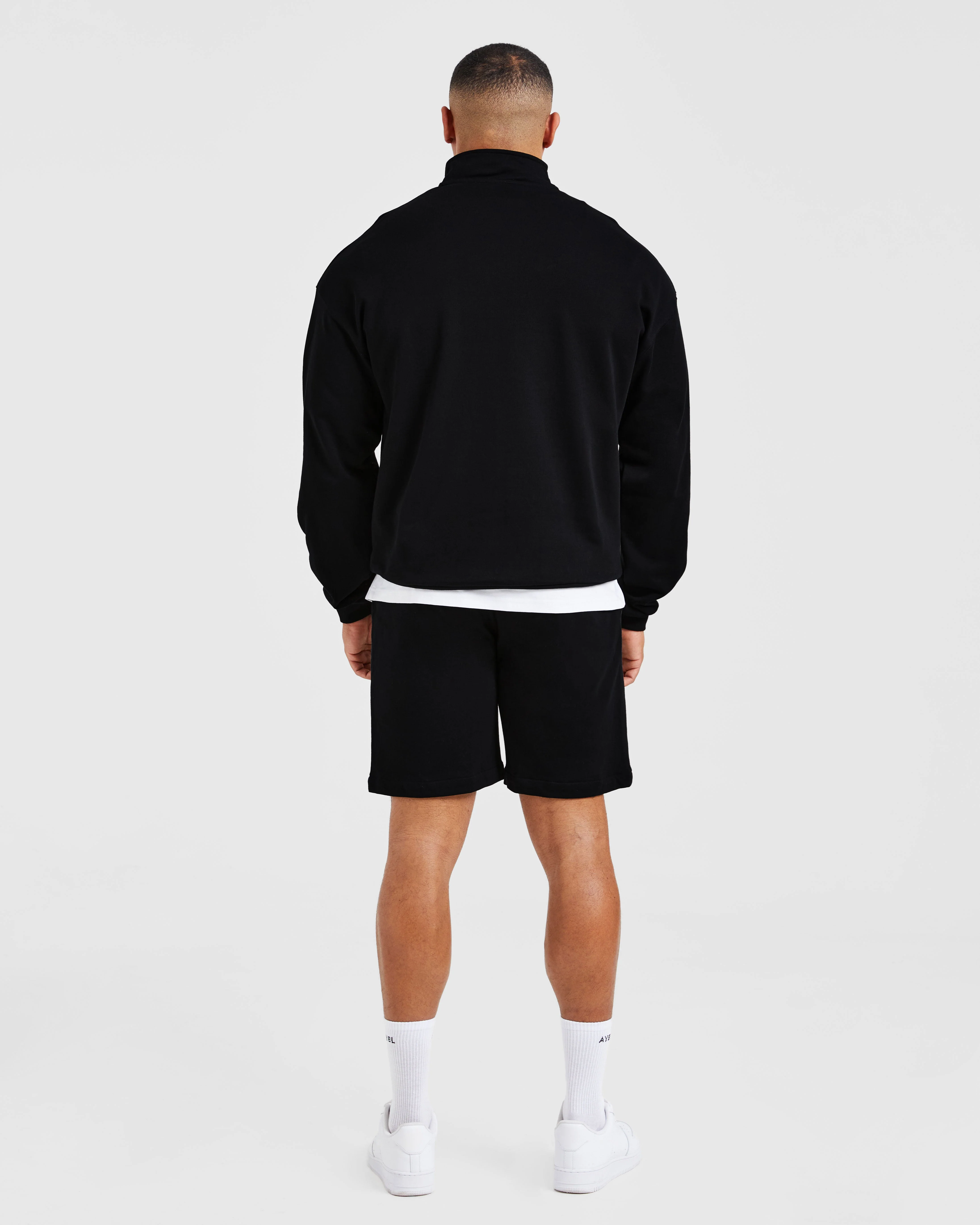Rebound 1/4 Zip Pullover - Zwart - Image 4