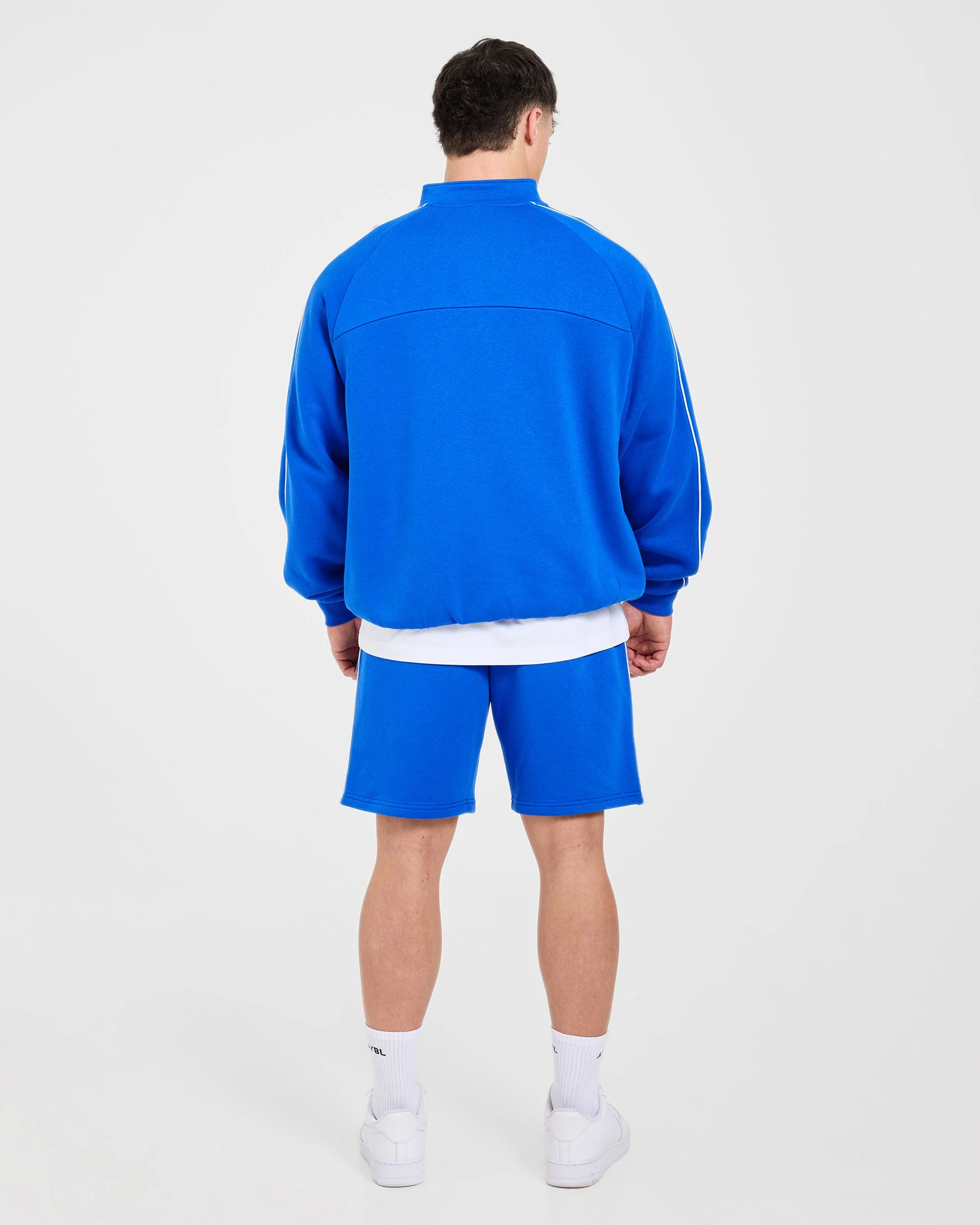 Restore Oversized 1/4 Zip Pullover - Cobalt - Image 4