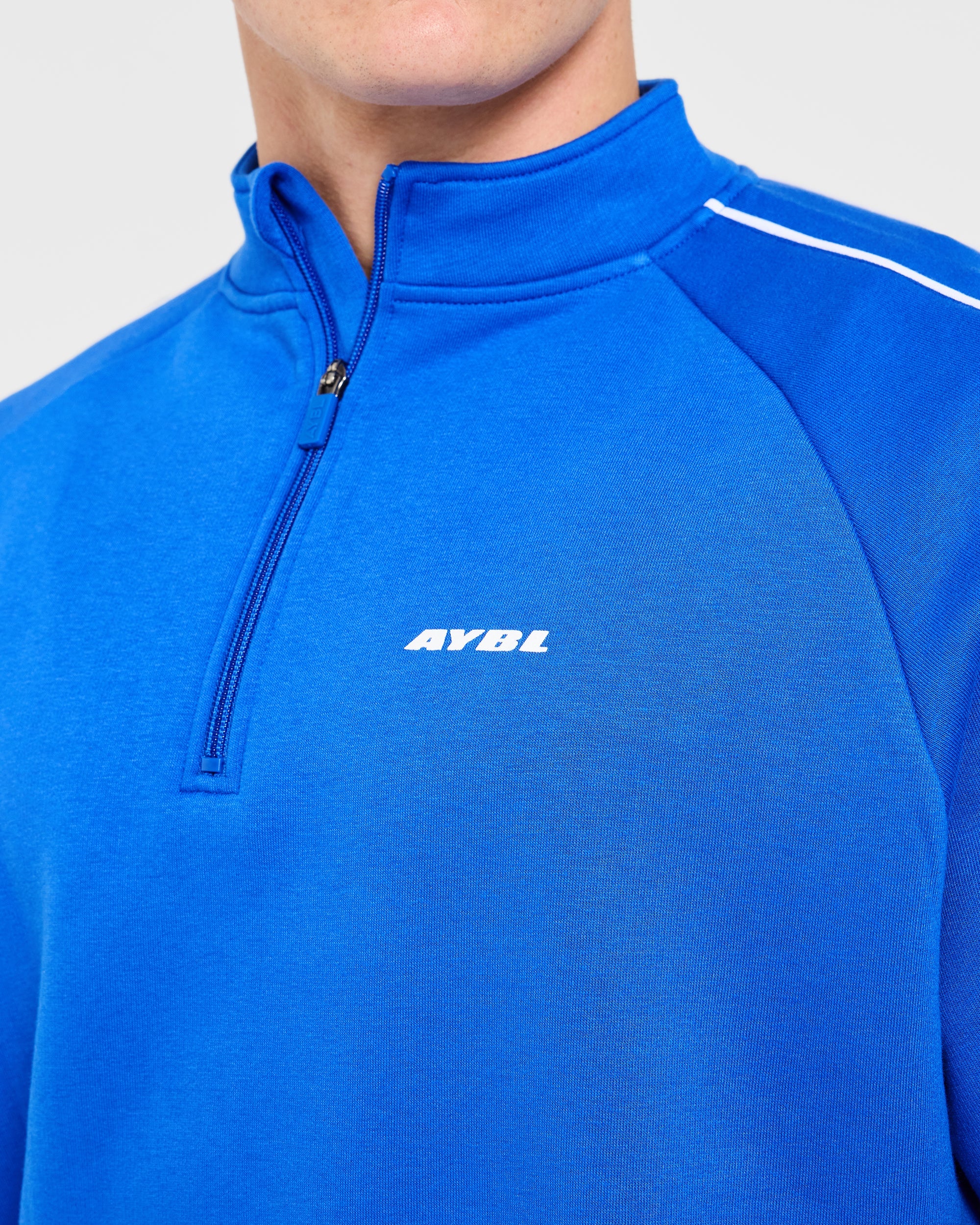 Restore Oversized 1/4 Zip Pullover - Cobalt - Image 5