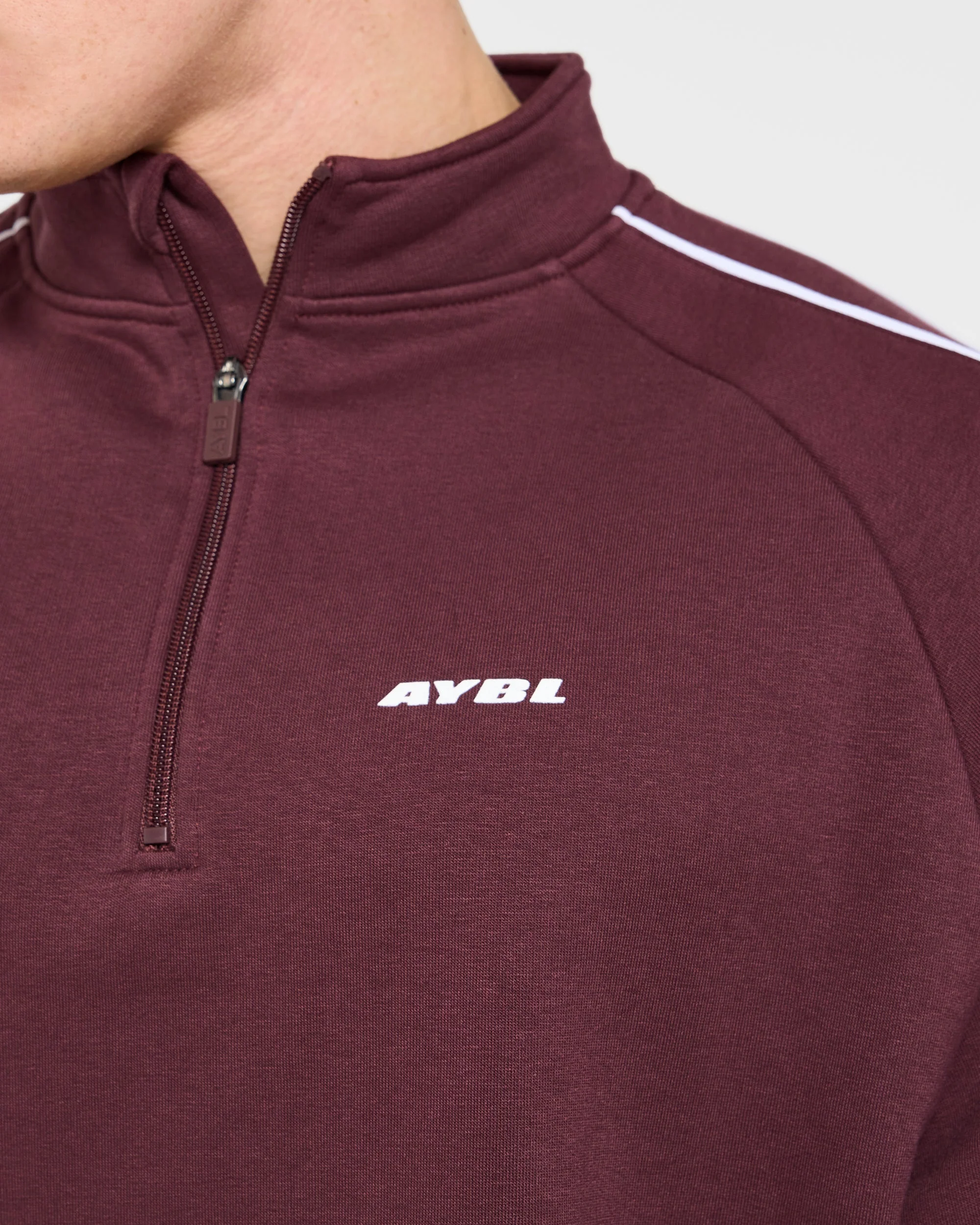 Restore Oversized 1/4 Zip Pullover - Dusty Plum - Image 5