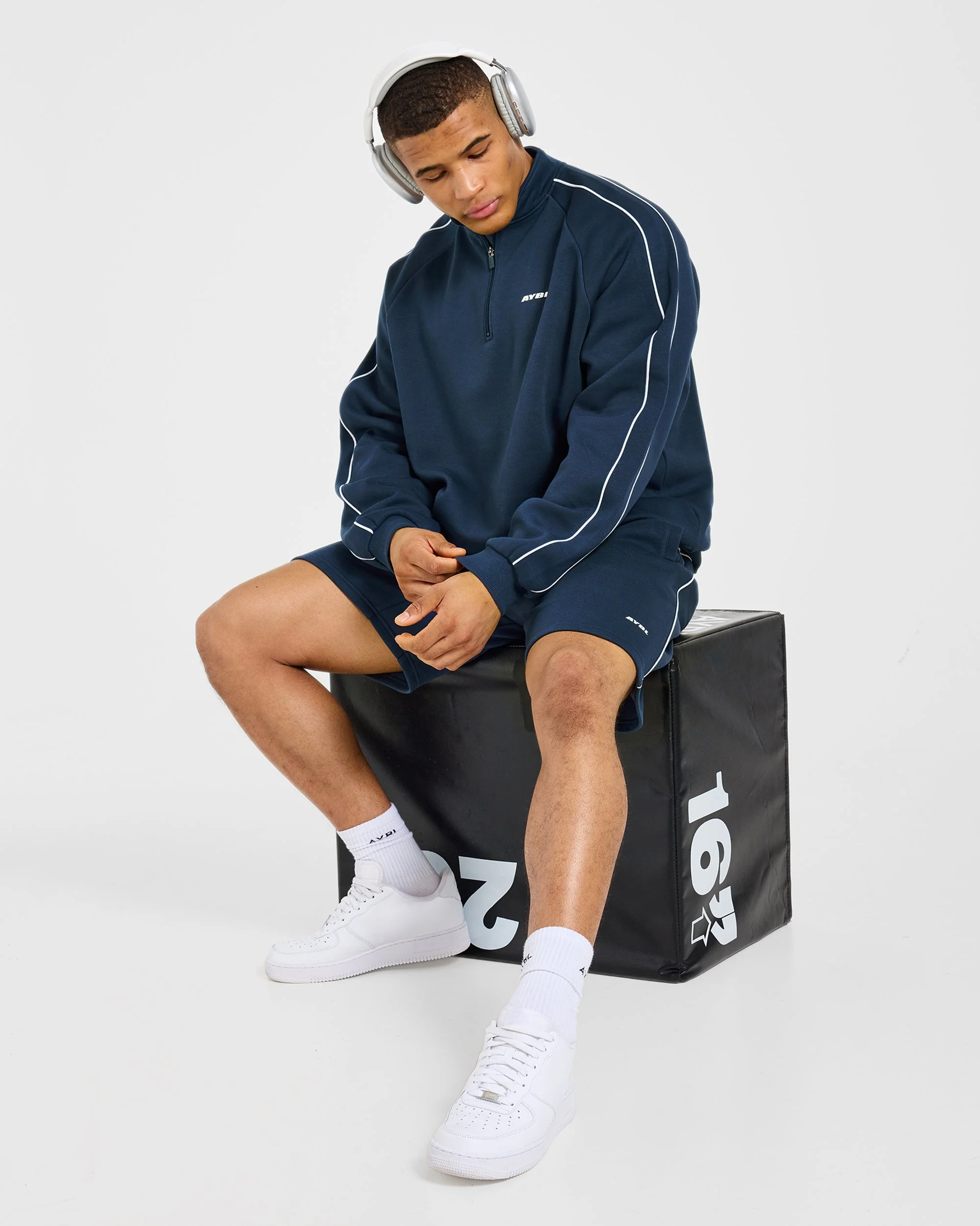 Restore Oversized Shorts - Navy Blue - Image 8