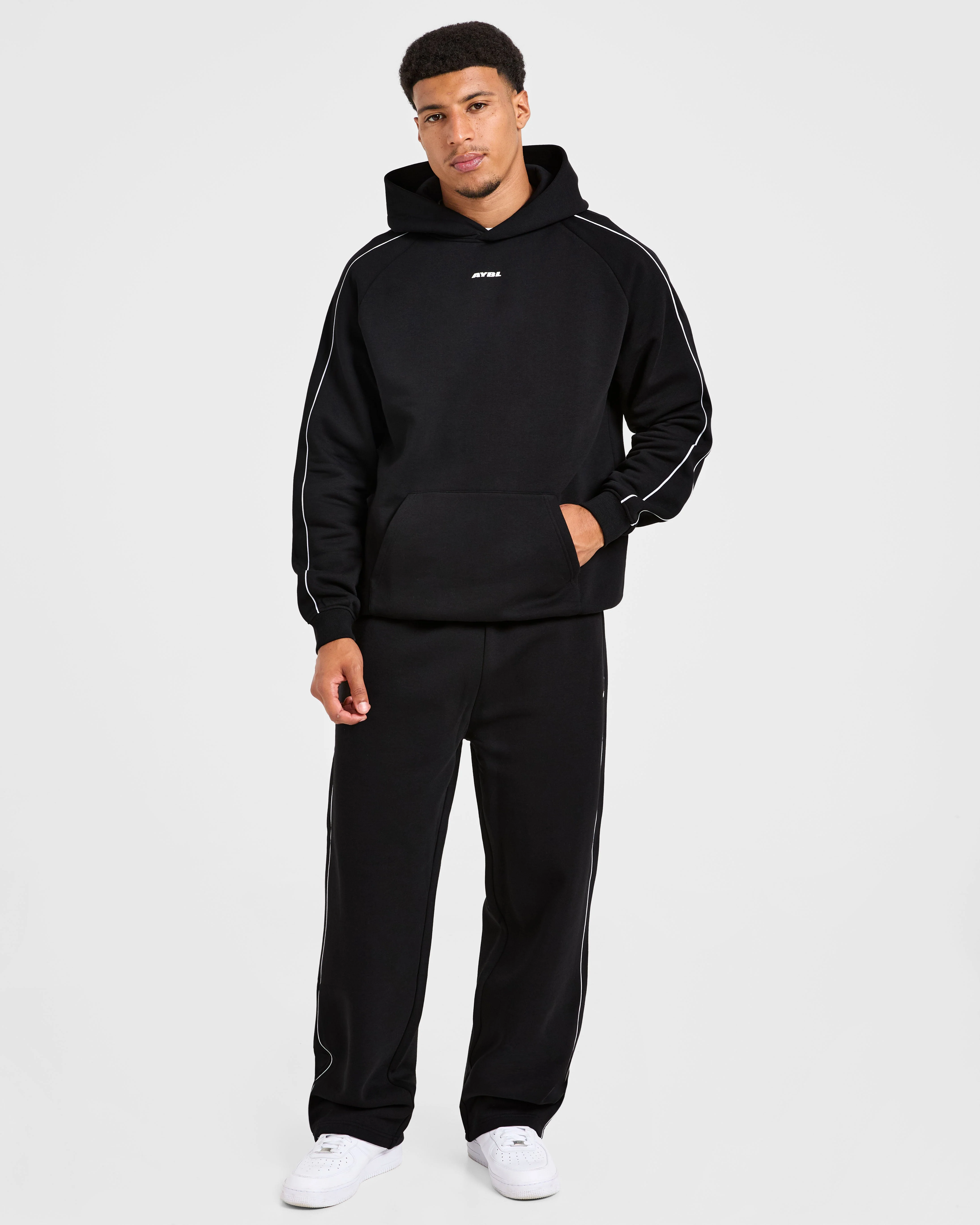Restore Oversized Straight Leg Joggers - Zwart - Image 7