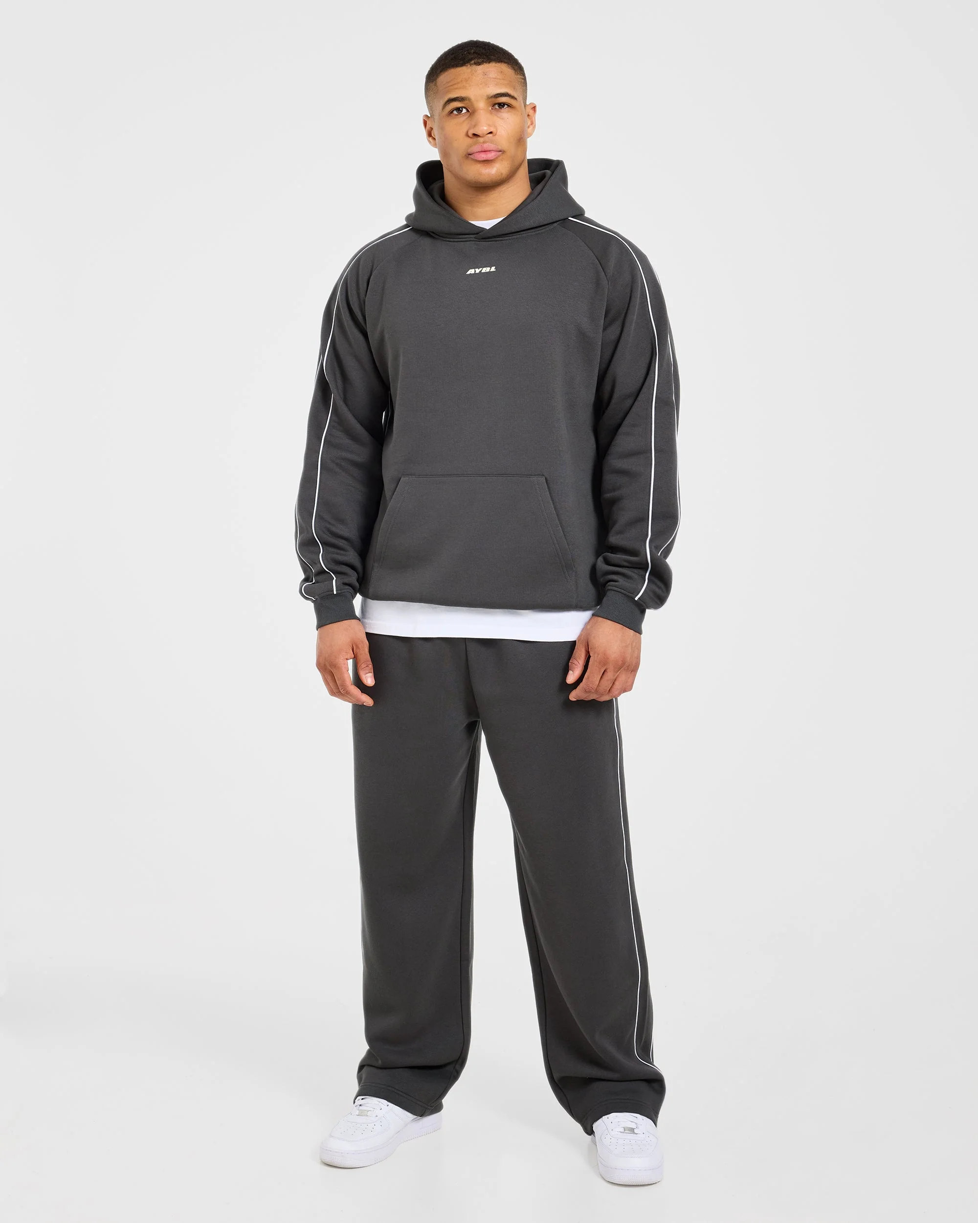 Restore Oversized Straight Leg Joggers - Charcoal - Image 3
