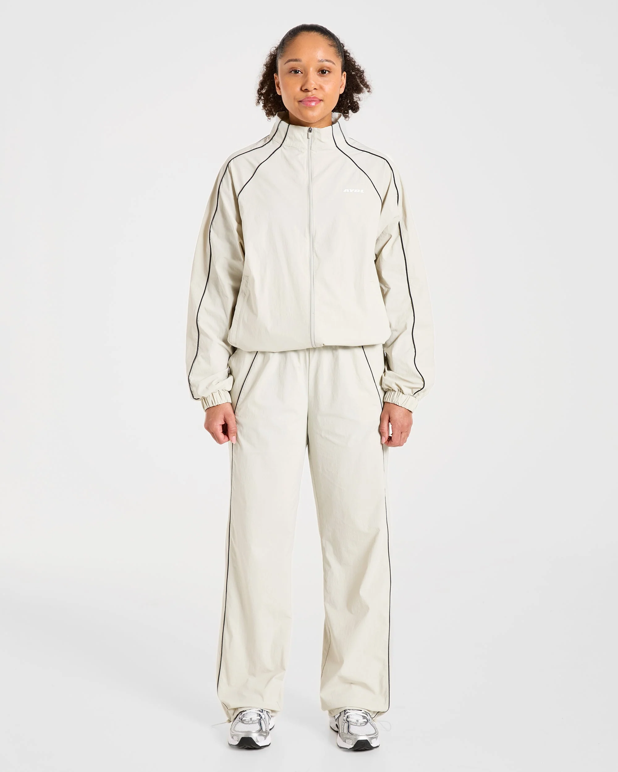 Retro Track Jacket - Off Wit - Image 3