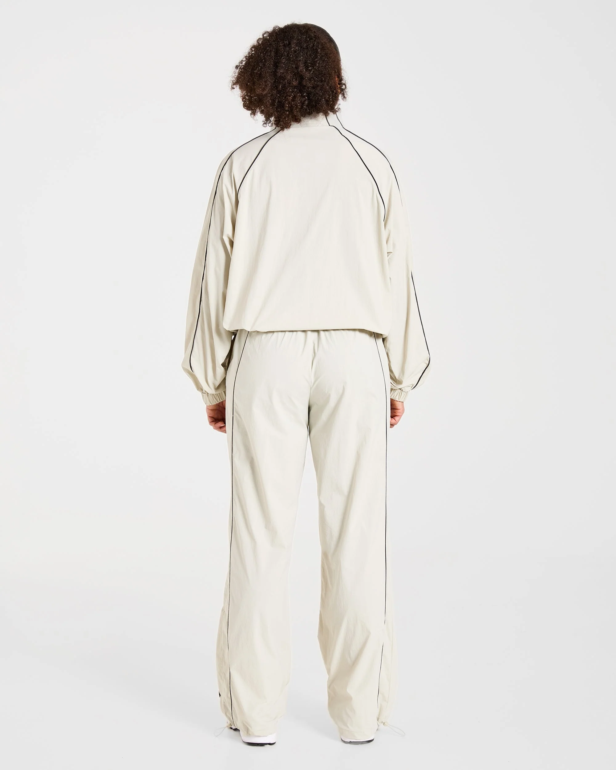 Retro Track Jacket - Off Wit - Image 4