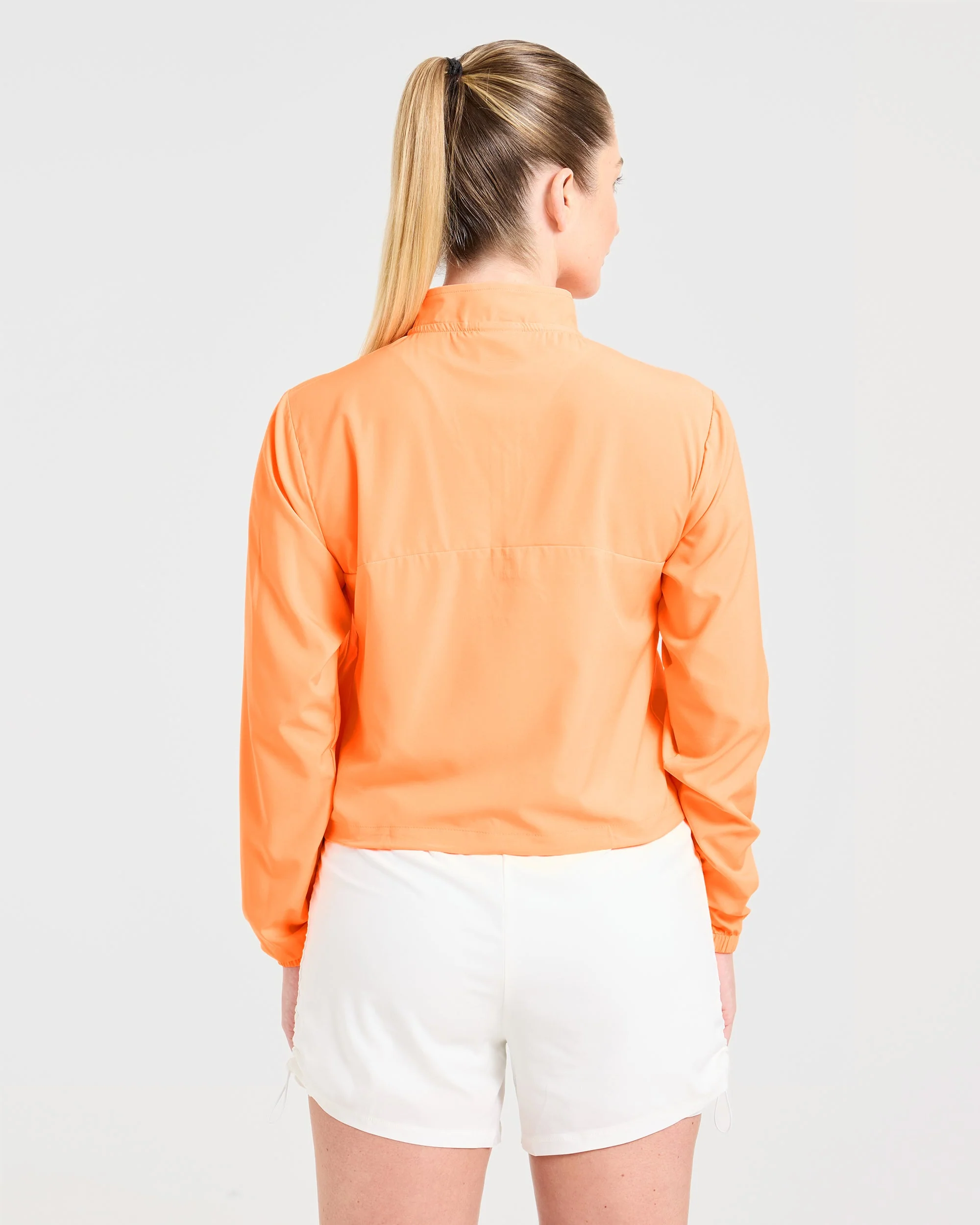 Run 1/2 Zip Jacket - Vibrant Apricot - Image 2