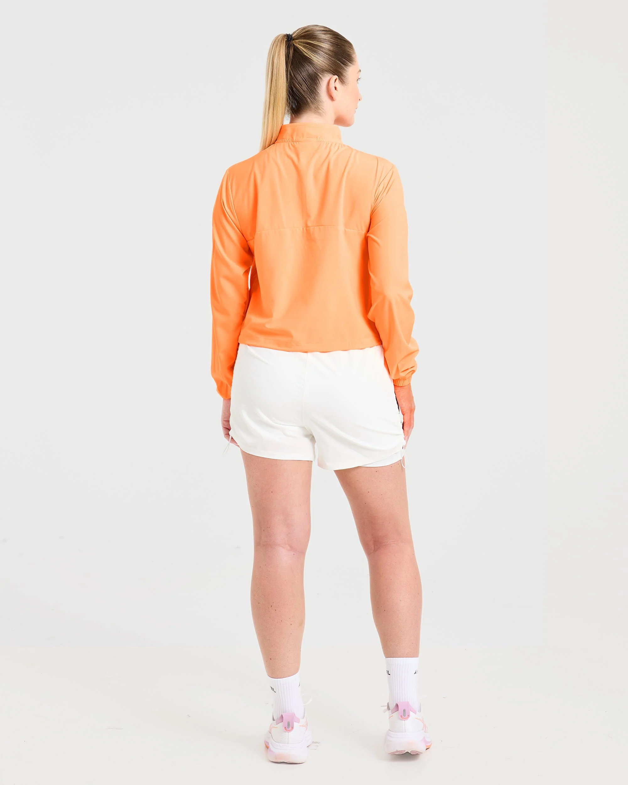Run 1/2 Zip Jacket - Vibrant Apricot - Image 4