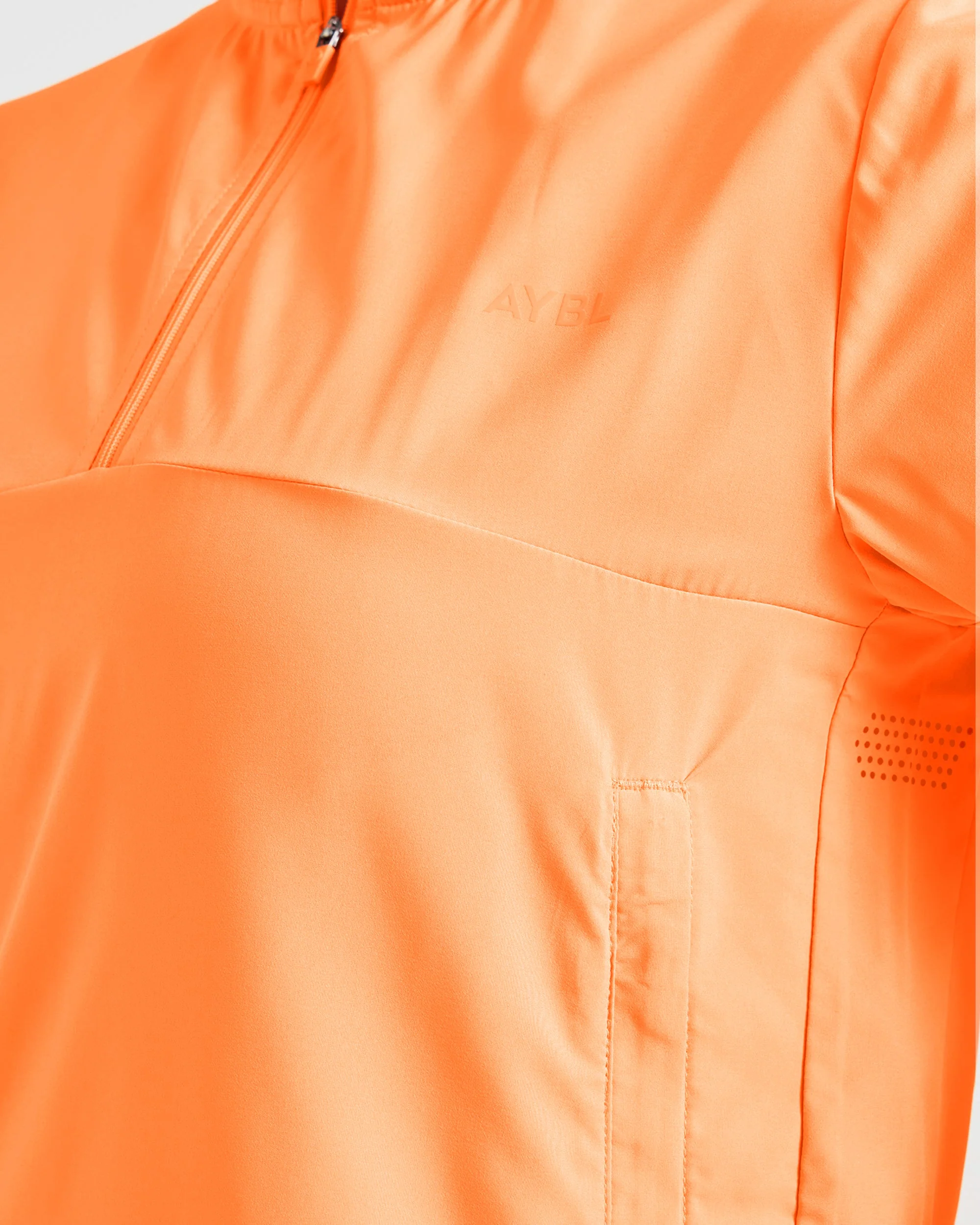 Run 1/2 Zip Jacket - Vibrant Apricot - Image 6