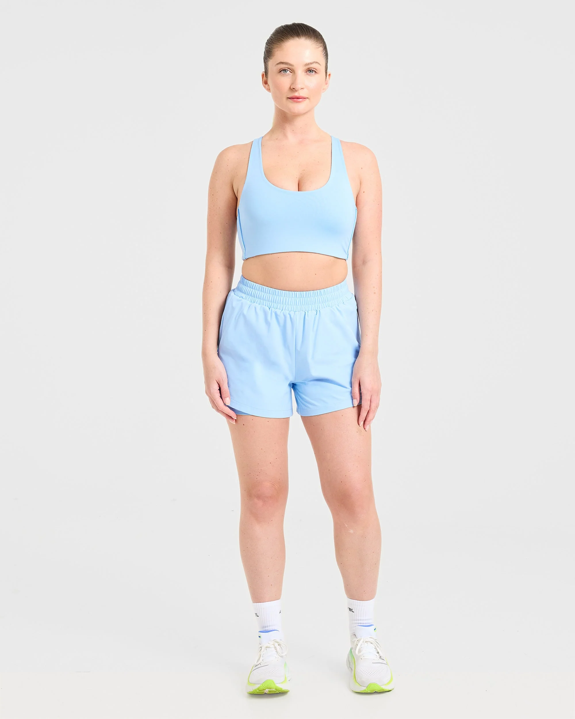 Run 2 in 1 Shorts - Spring Blauw - Image 3