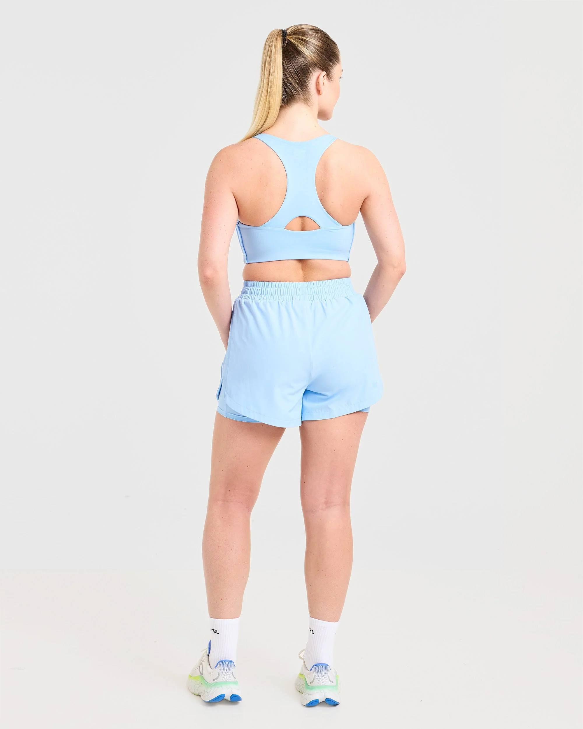 Run 2 in 1 Shorts - Spring Blauw - Image 4