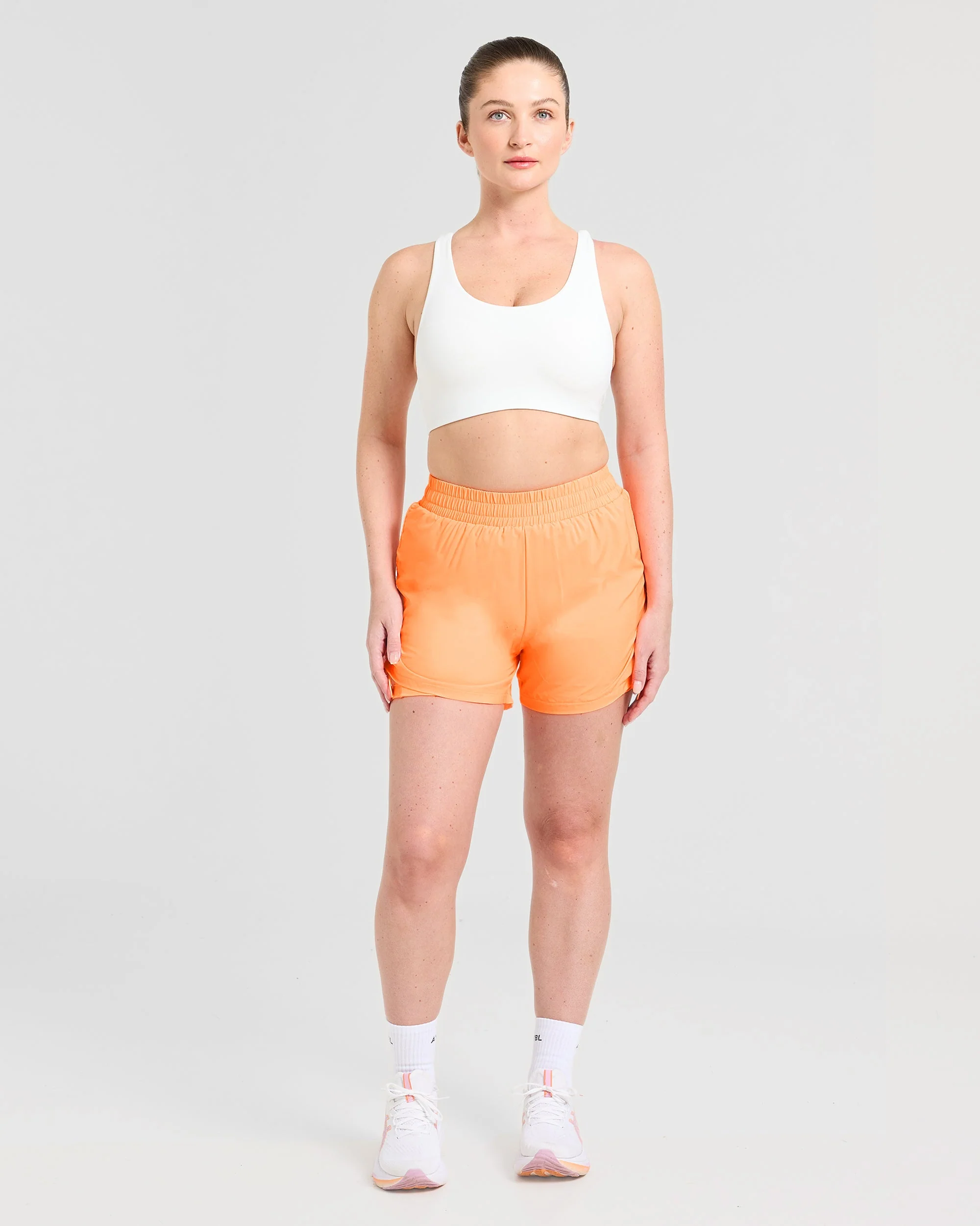 Run Cross Back Sports Bra - Wit - Image 3