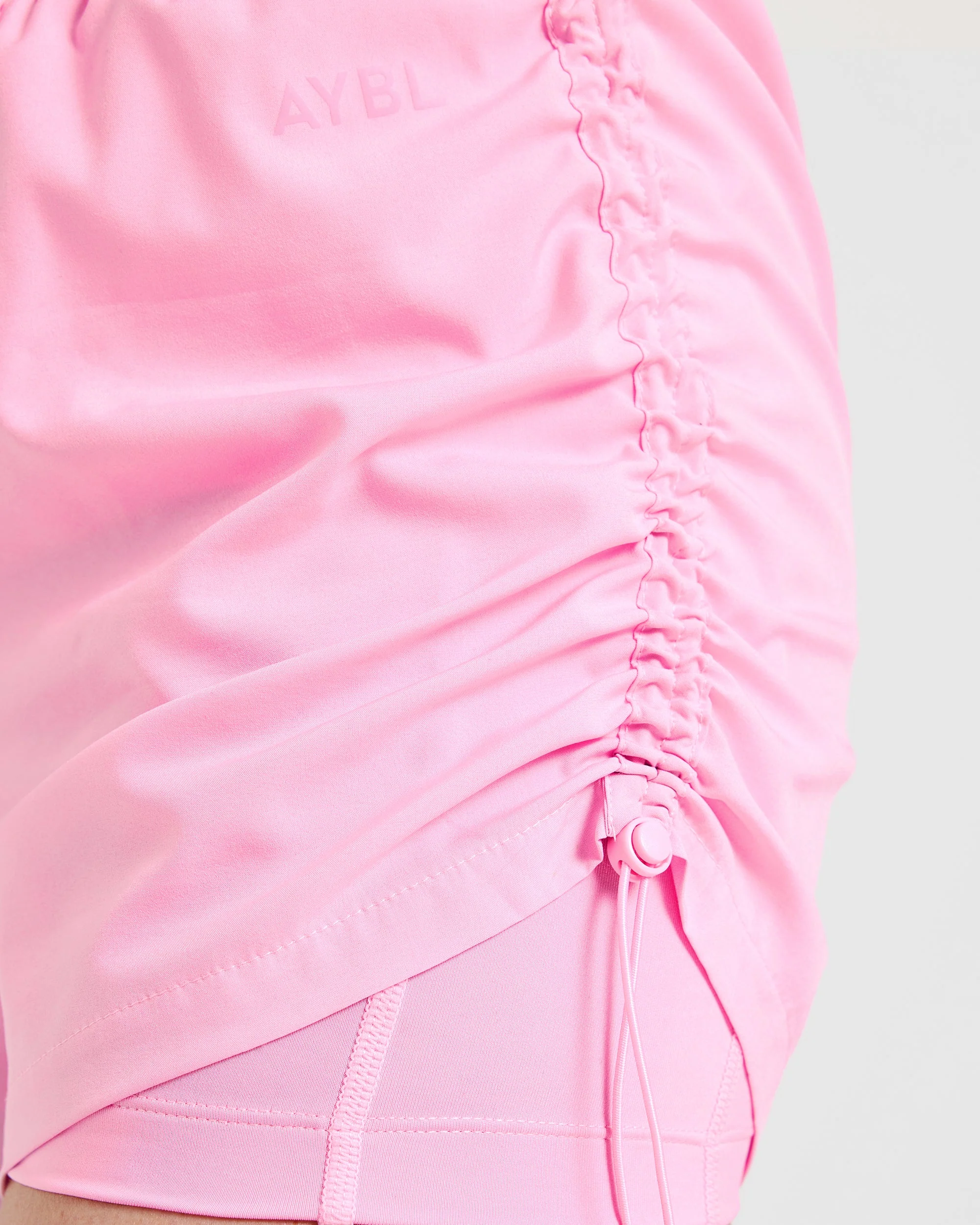 Run Ruched Shorts - Spring Roze - Image 6
