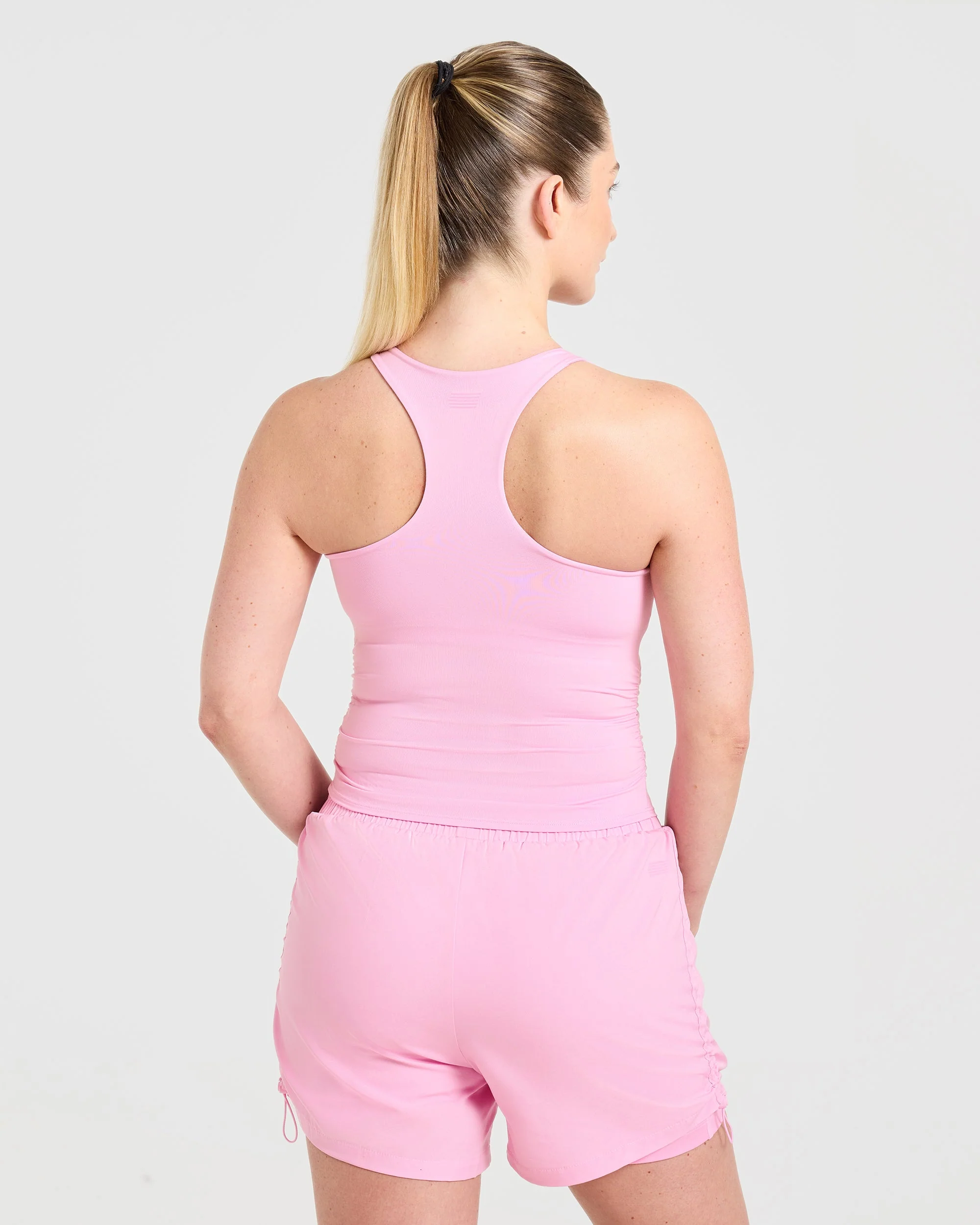 Run Ruched Tank - Spring Roze - Image 2