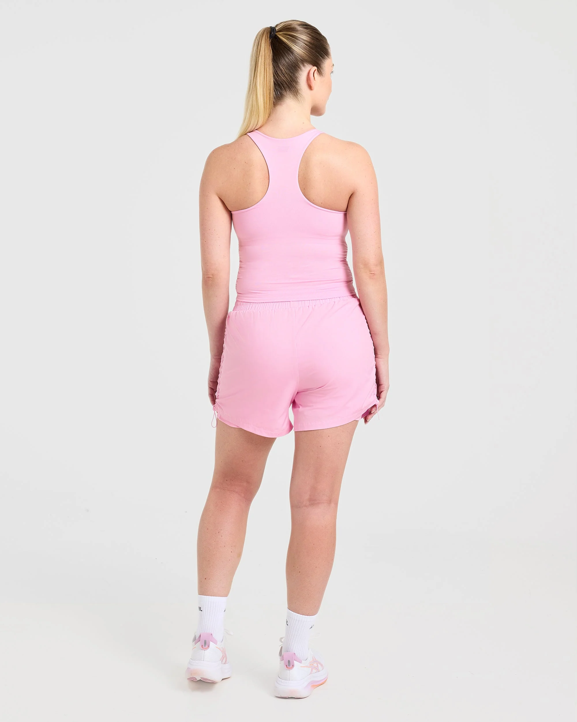 Run Ruched Tank - Spring Roze - Image 4