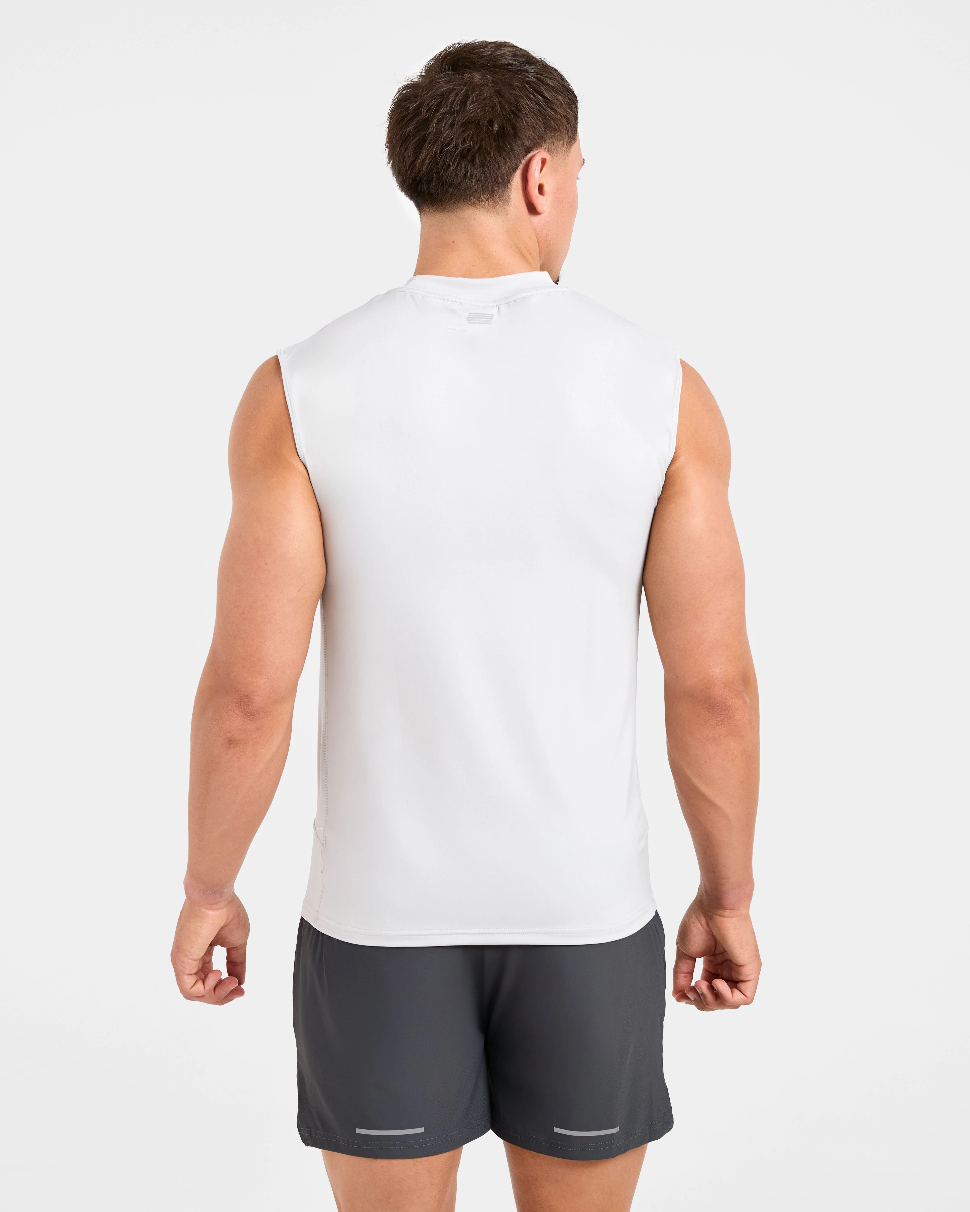 Run Slim Tank - Ice Grijs - Image 2
