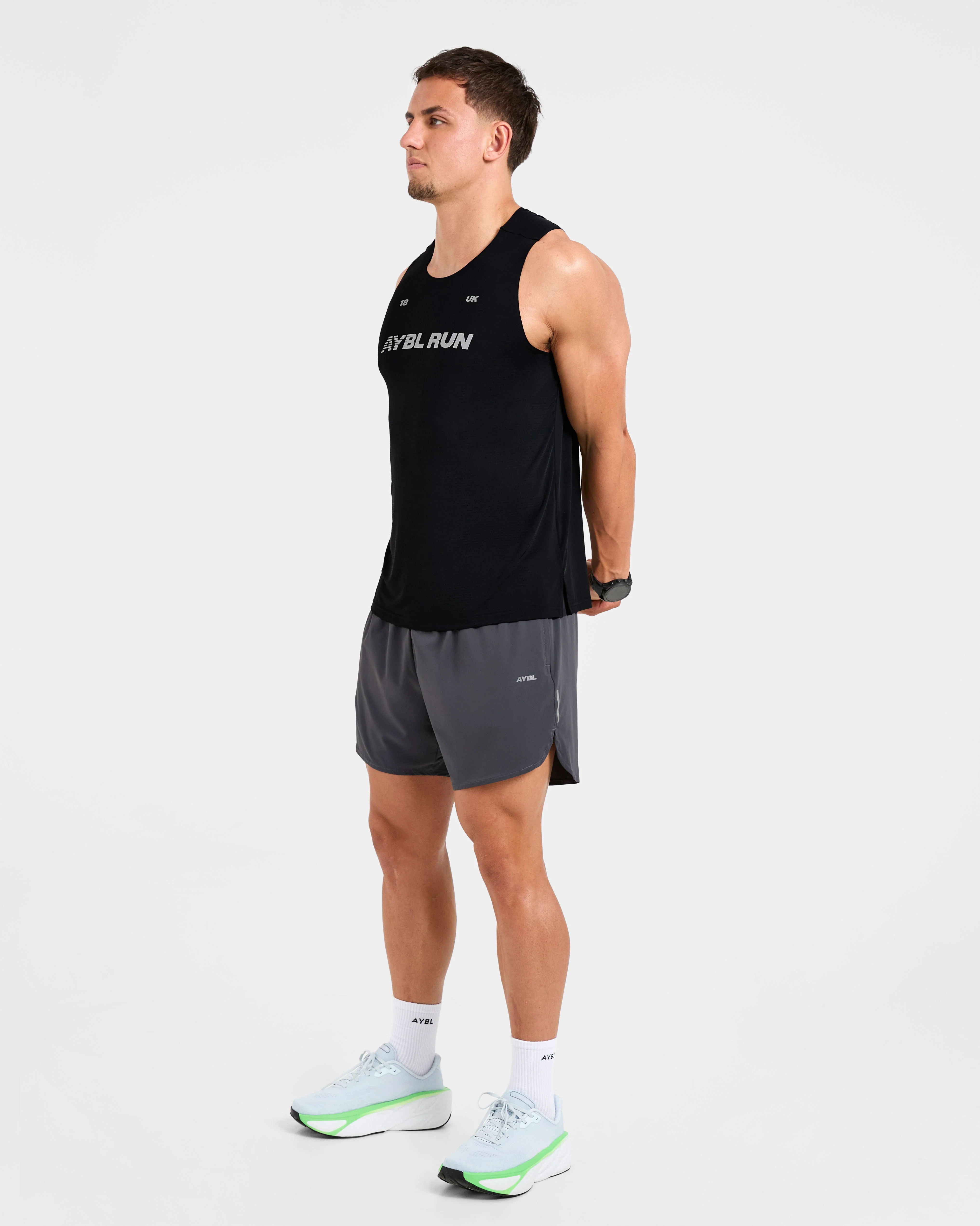 Run Speed Shorts - Hurricane Grijs - Image 8