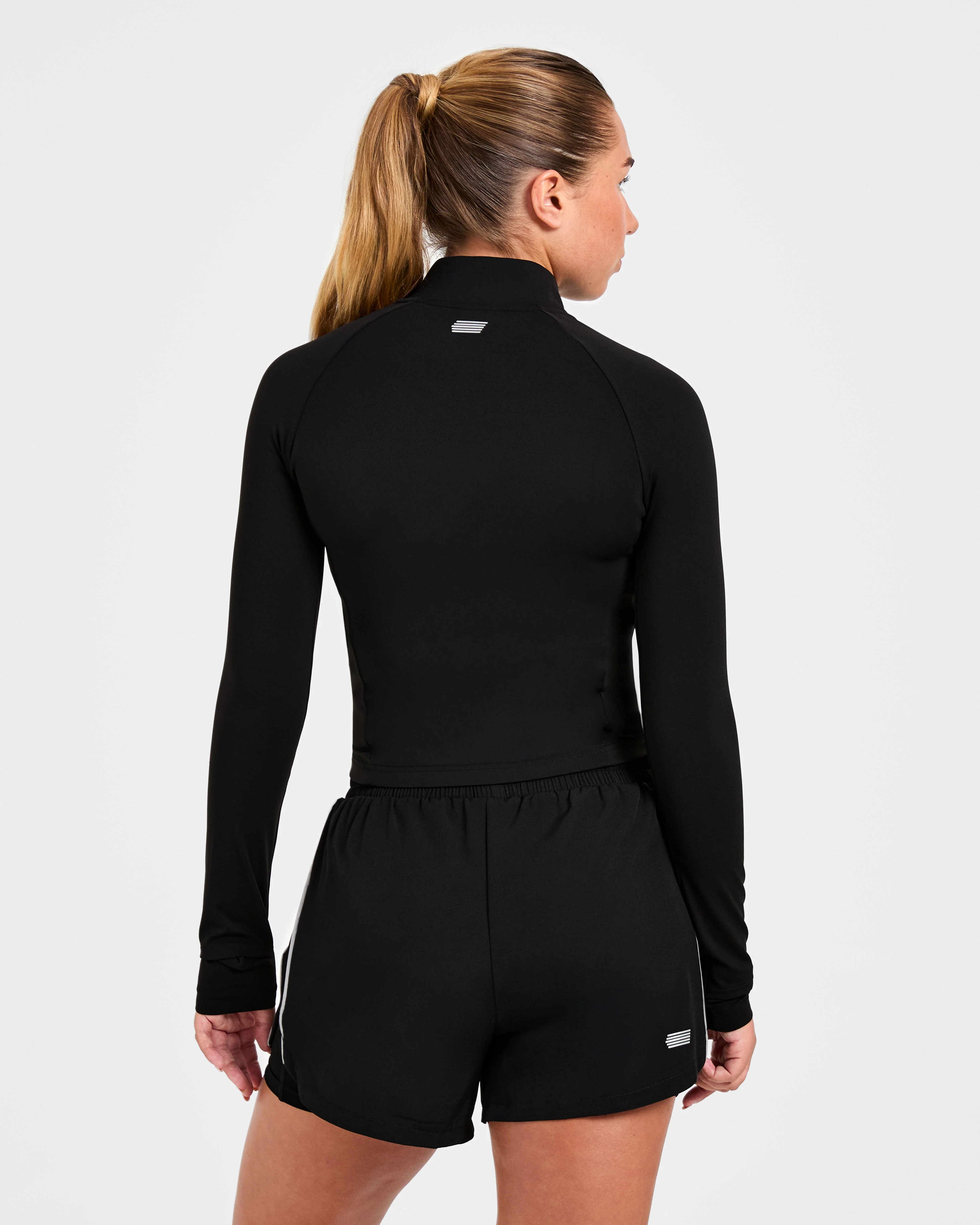 Run Zip Jacket - Zwart - Image 2