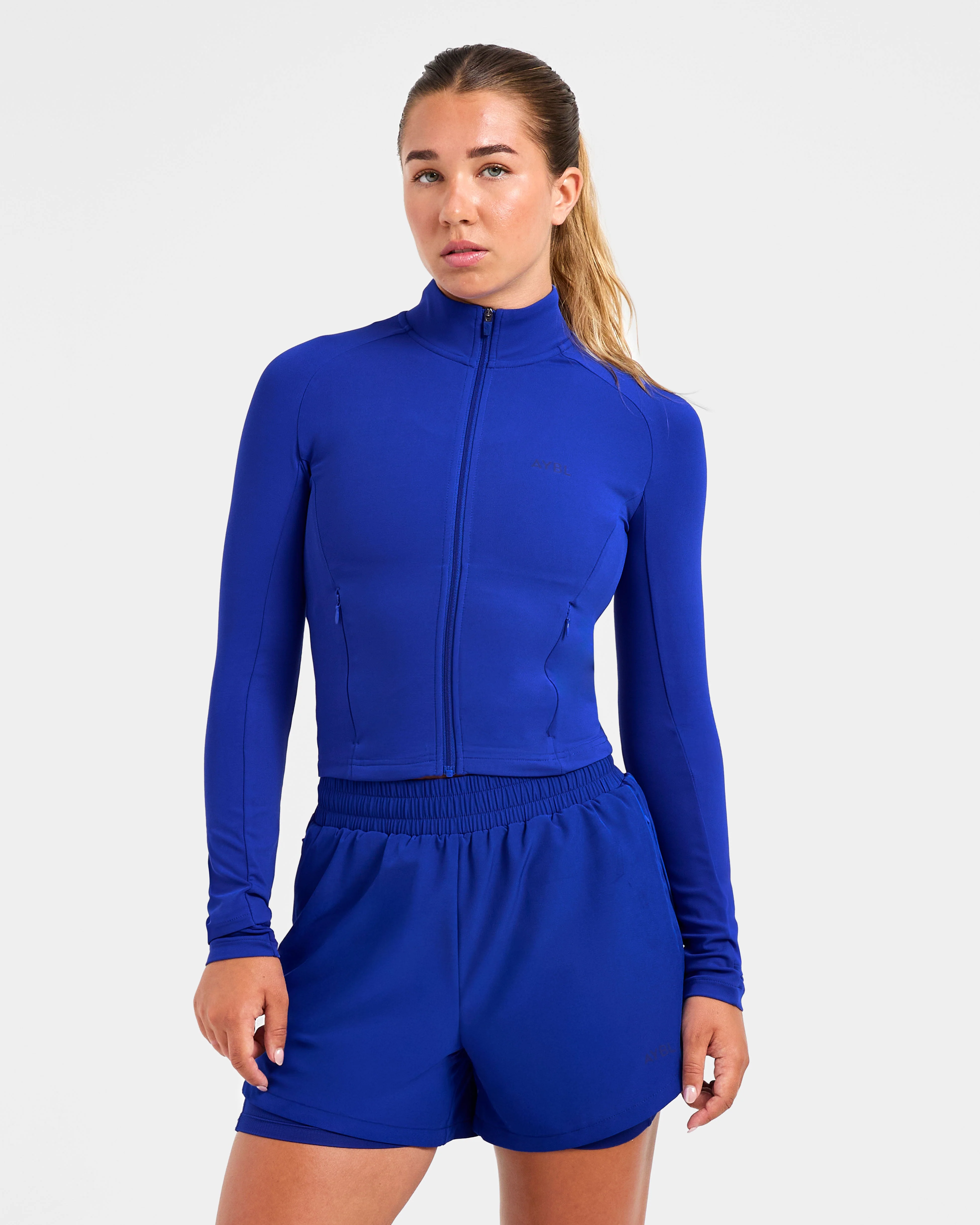 Run Zip Jacket - Cobalt