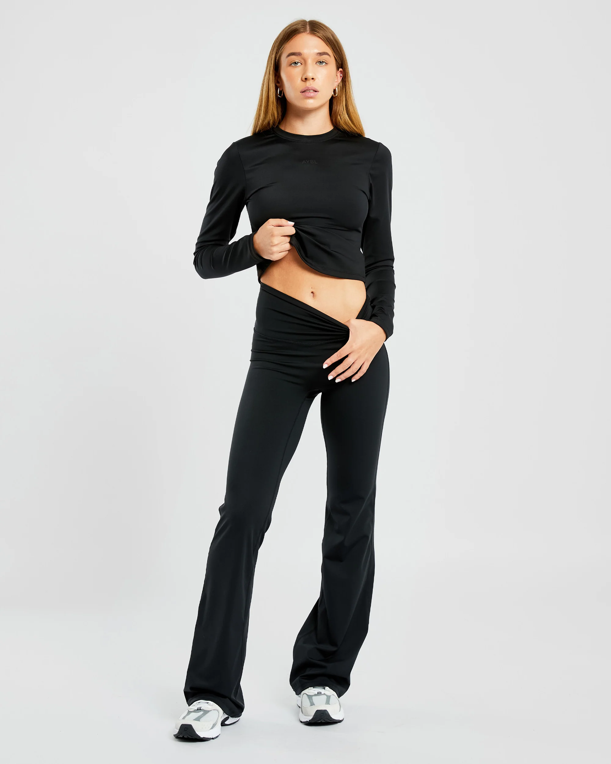 Sculpt Long Sleeve Top - Zwart - Image 7