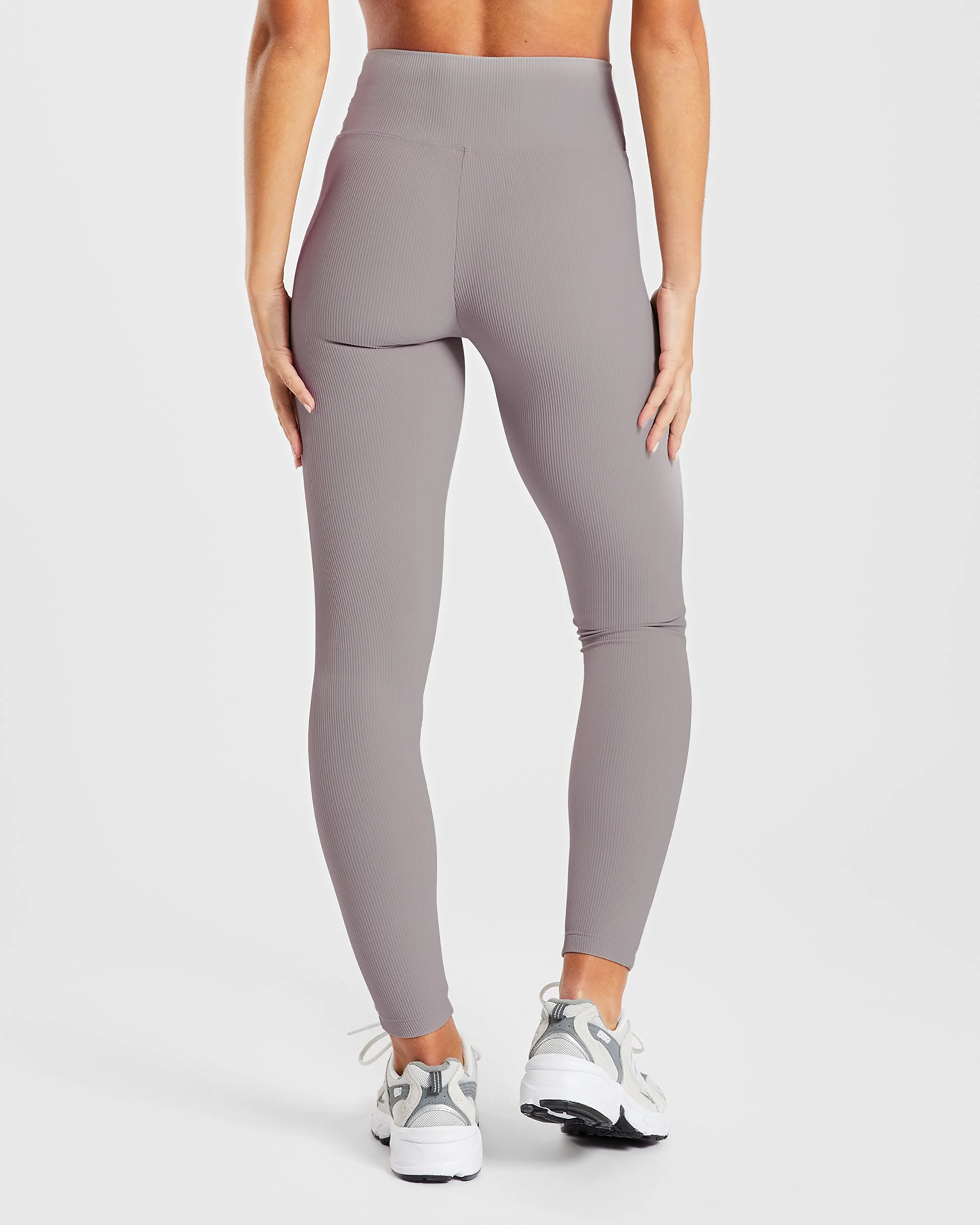 Sculpt Ribbed Leggings - Fog Grijs - Image 2