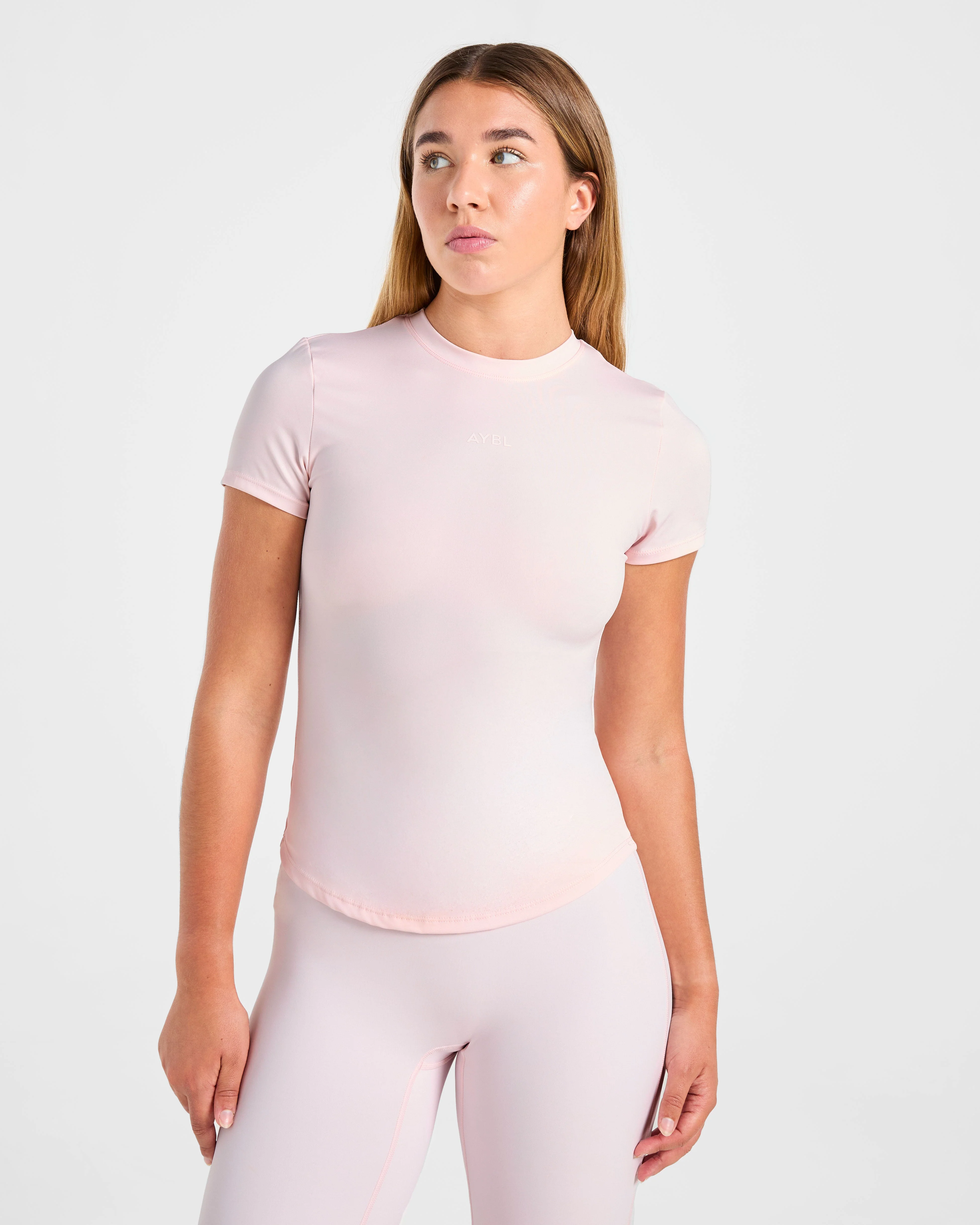 Sculpt T Shirt - Pastel Roze
