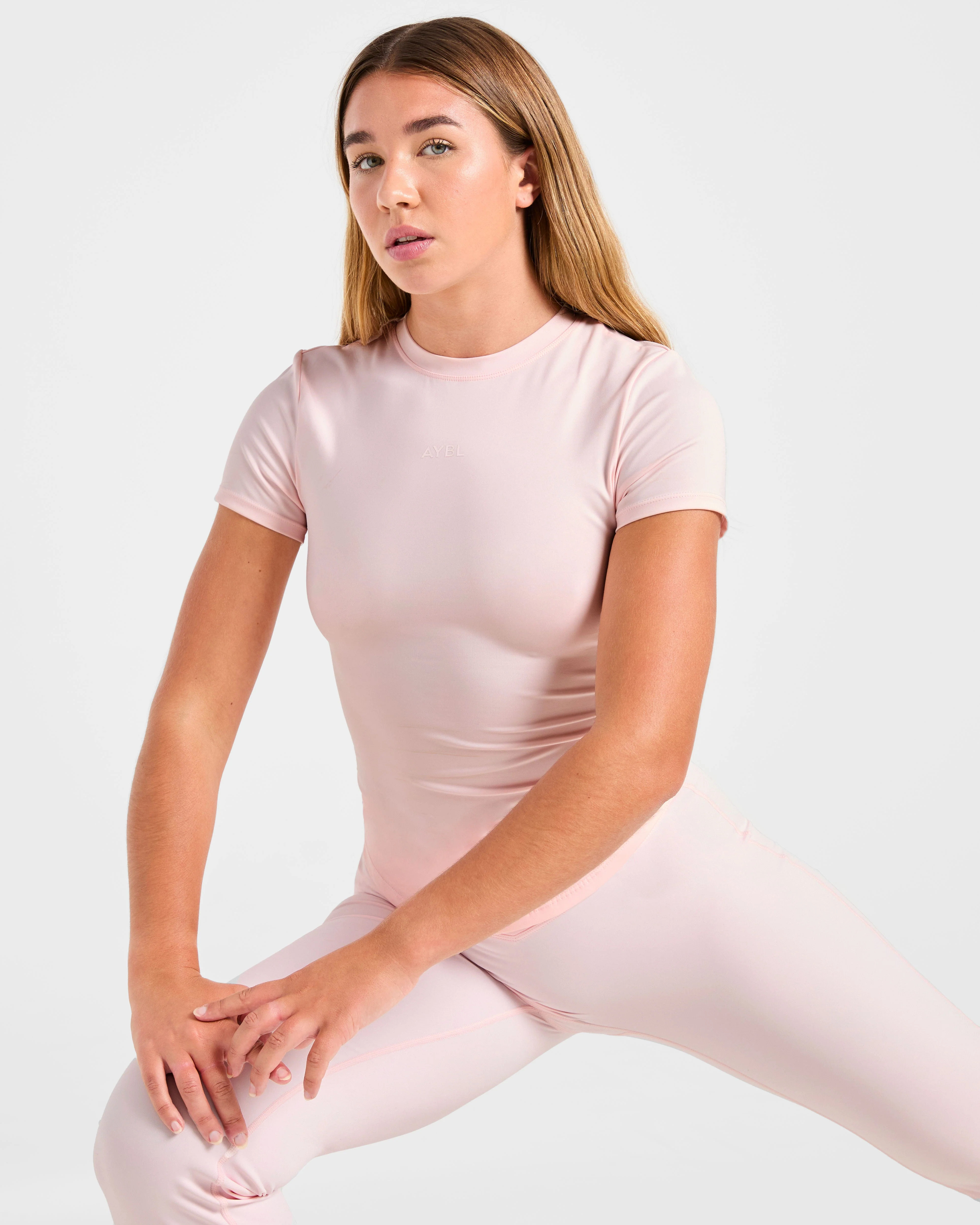 Sculpt T Shirt - Pastel Roze - Image 8