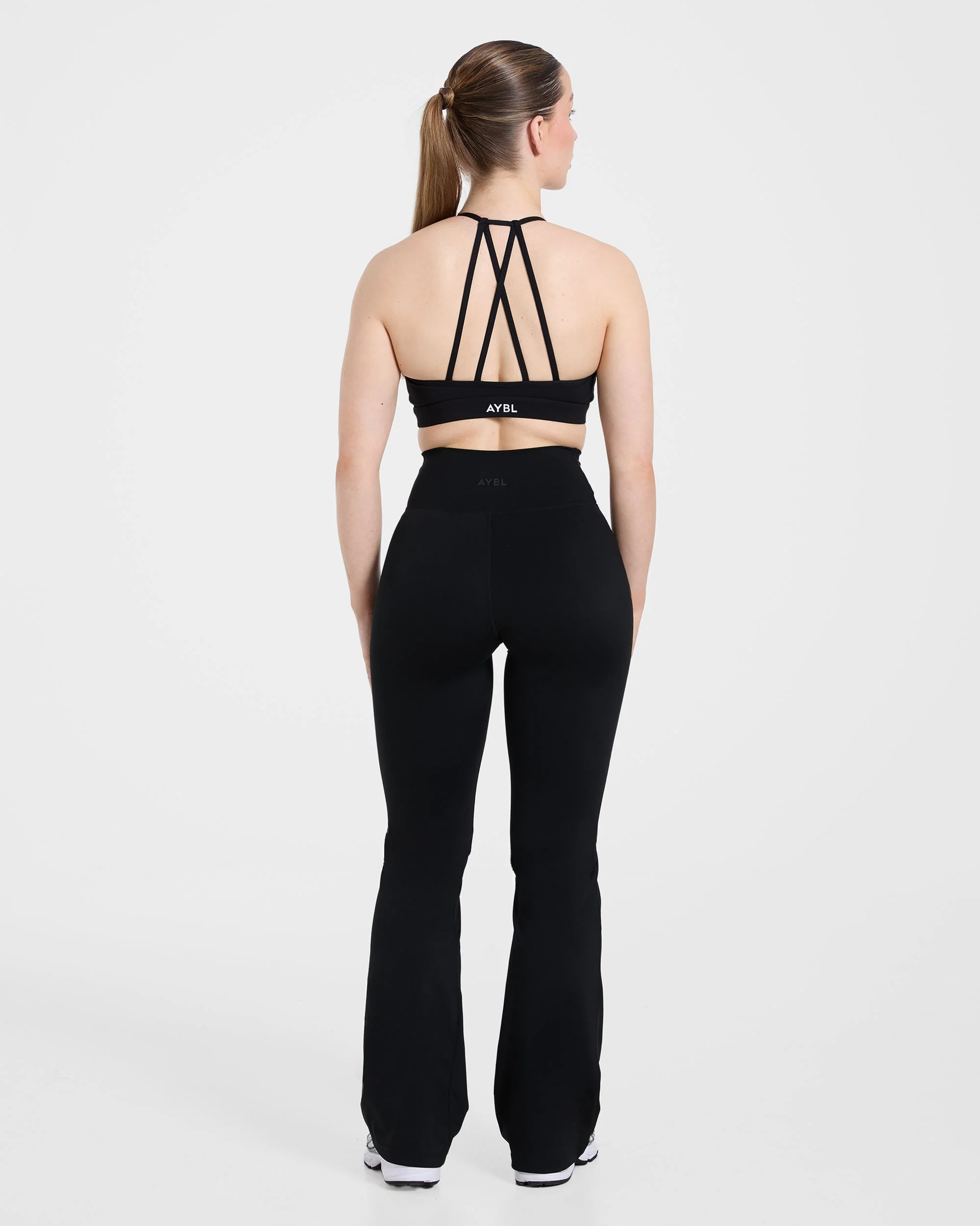 Sculpt Wrap Flared Leggings - Zwart - Image 4
