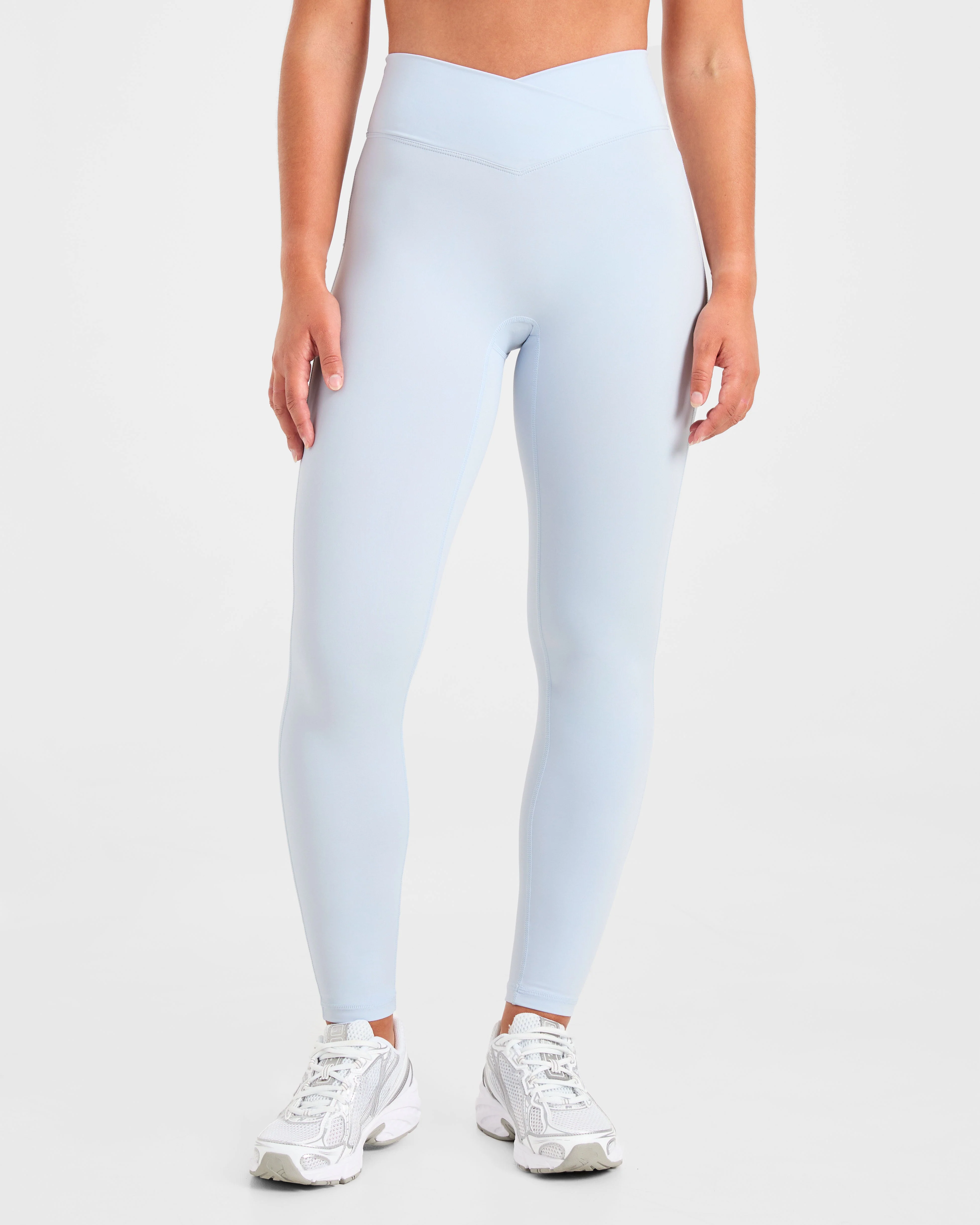Sculpt Wrap Leggings - Iced Blauw