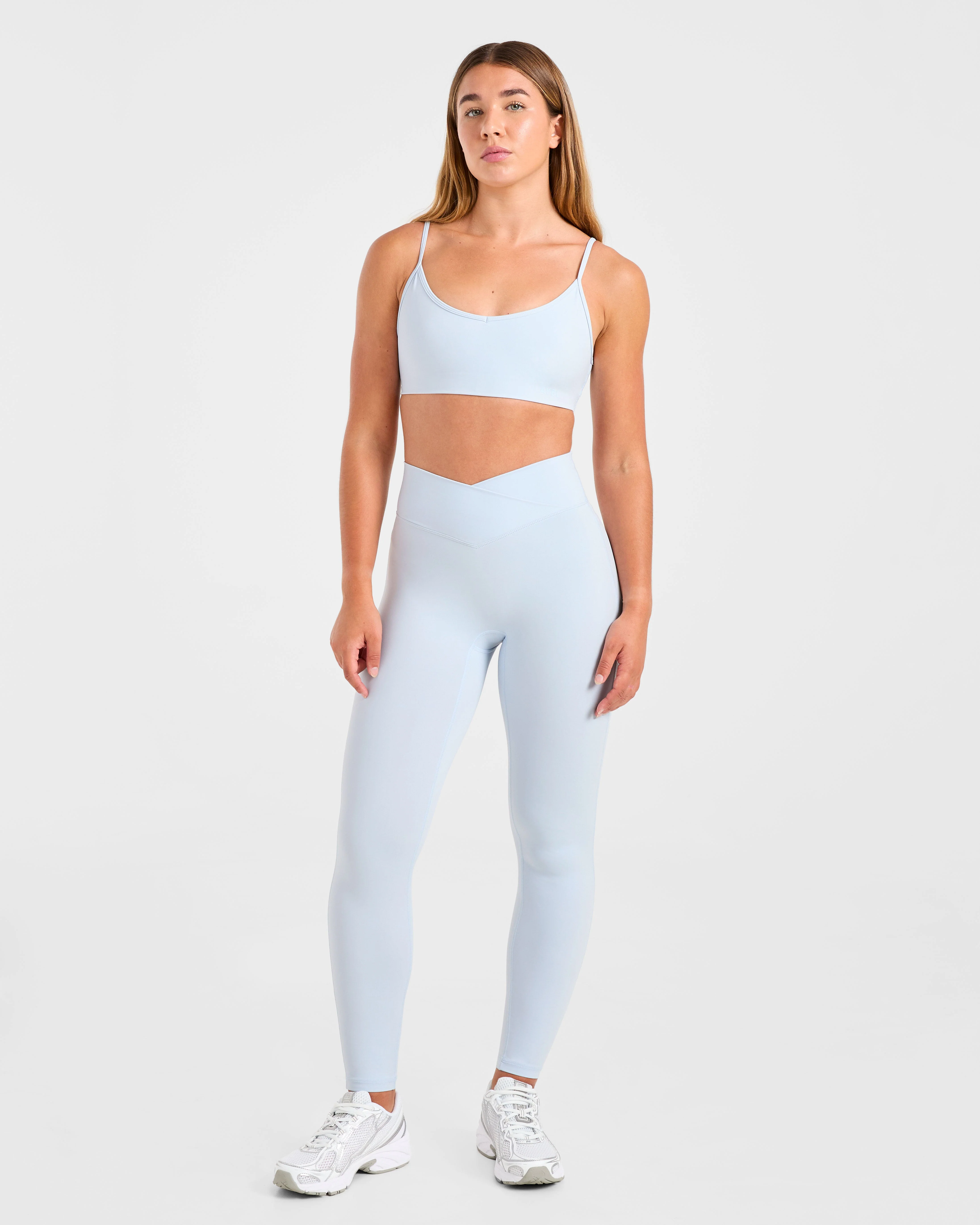 Sculpt Wrap Sports Bra - Iced Blauw - Image 3