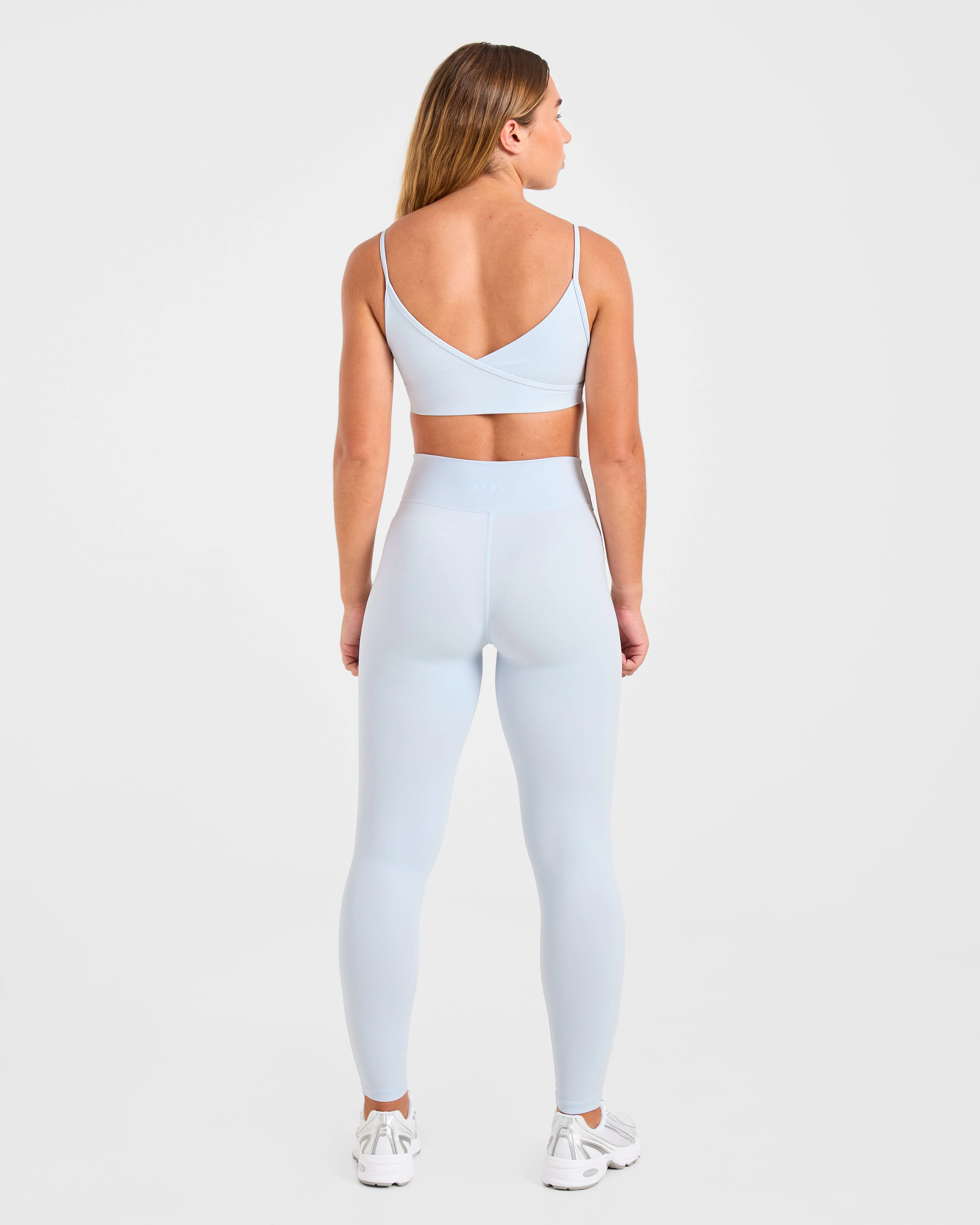 Sculpt Wrap Sports Bra - Iced Blauw - Image 4