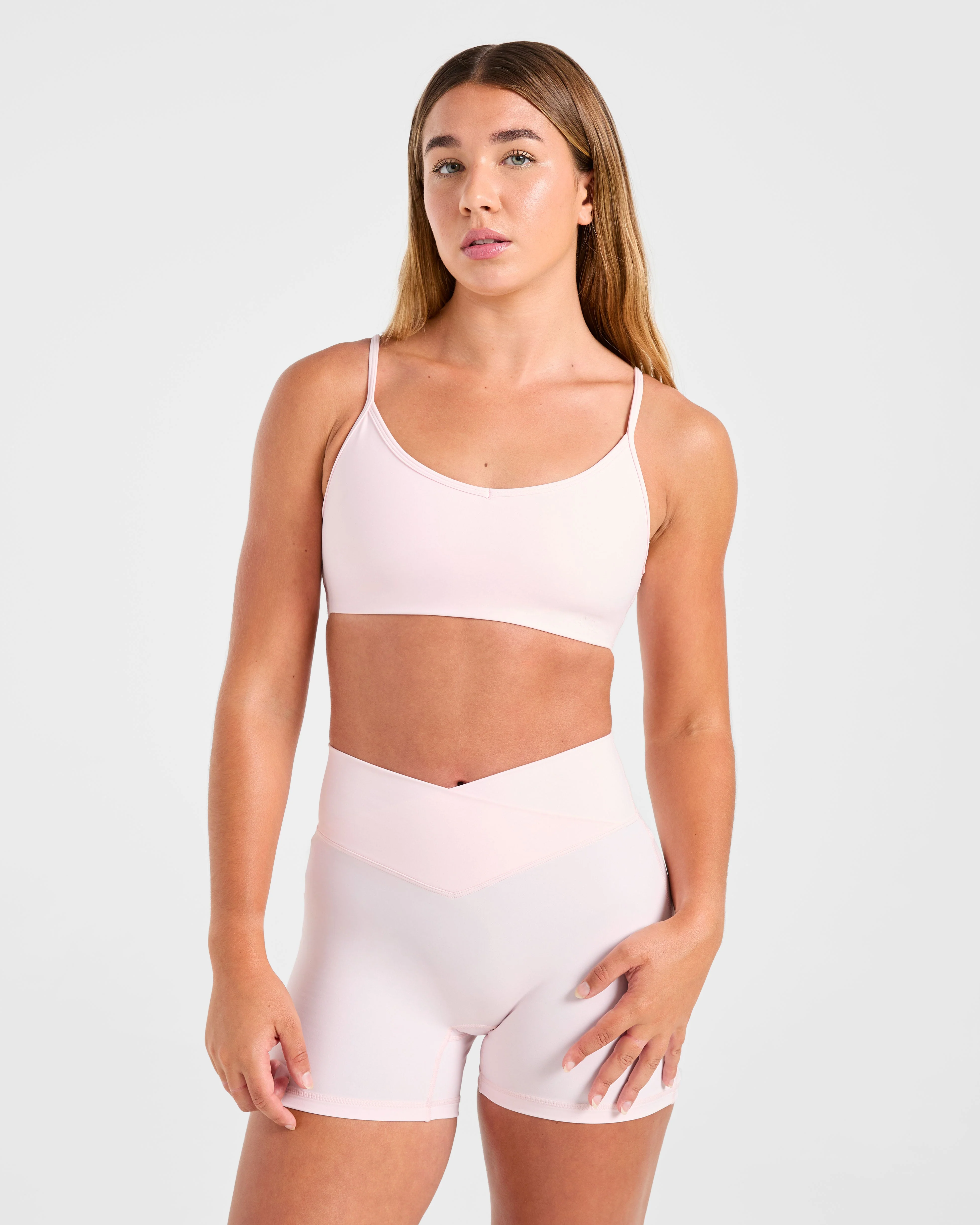 Sculpt Wrap Sports Bra - Iced Roze