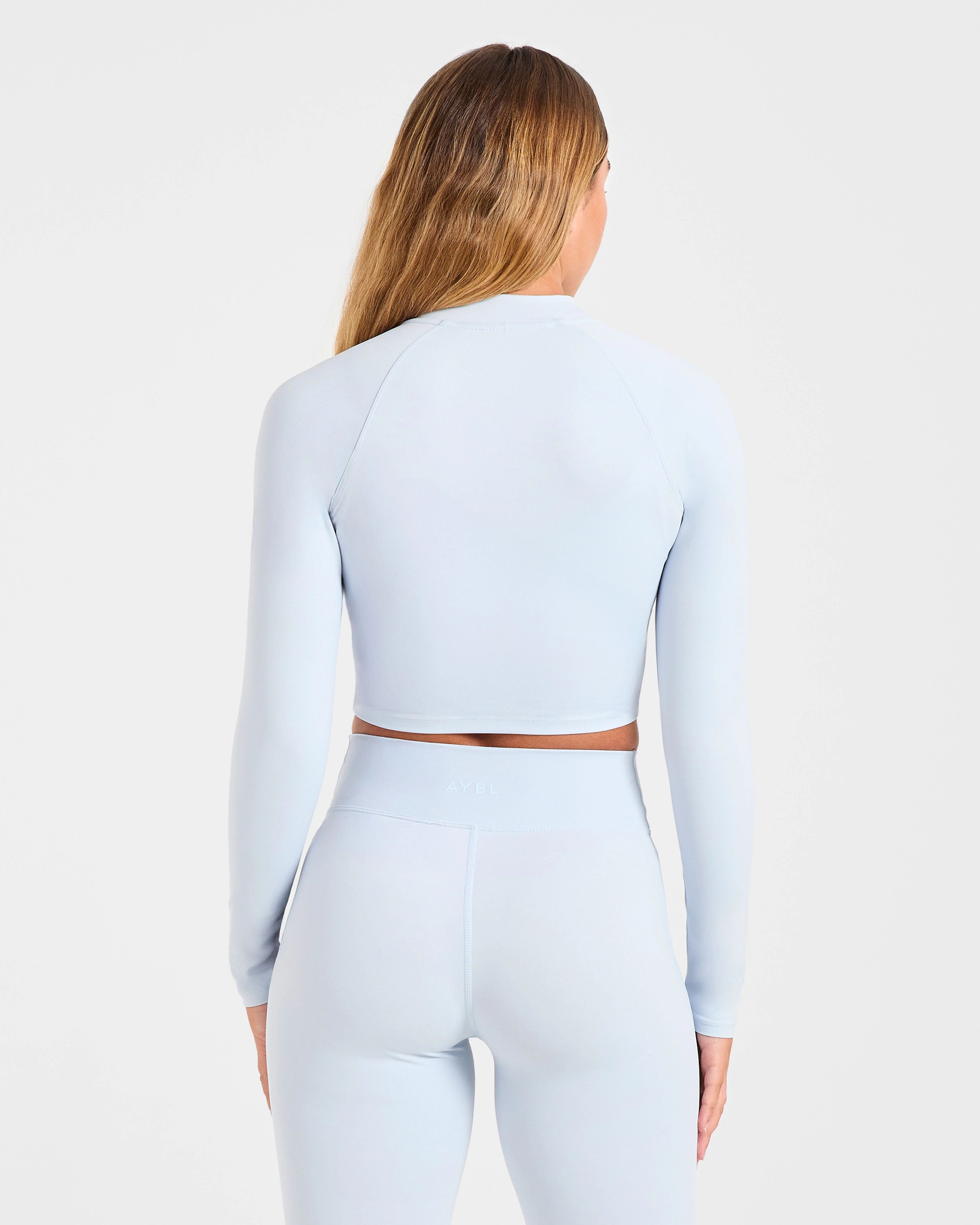 Sculpt Wrap Zip Up Jacket - Iced Blauw - Image 2