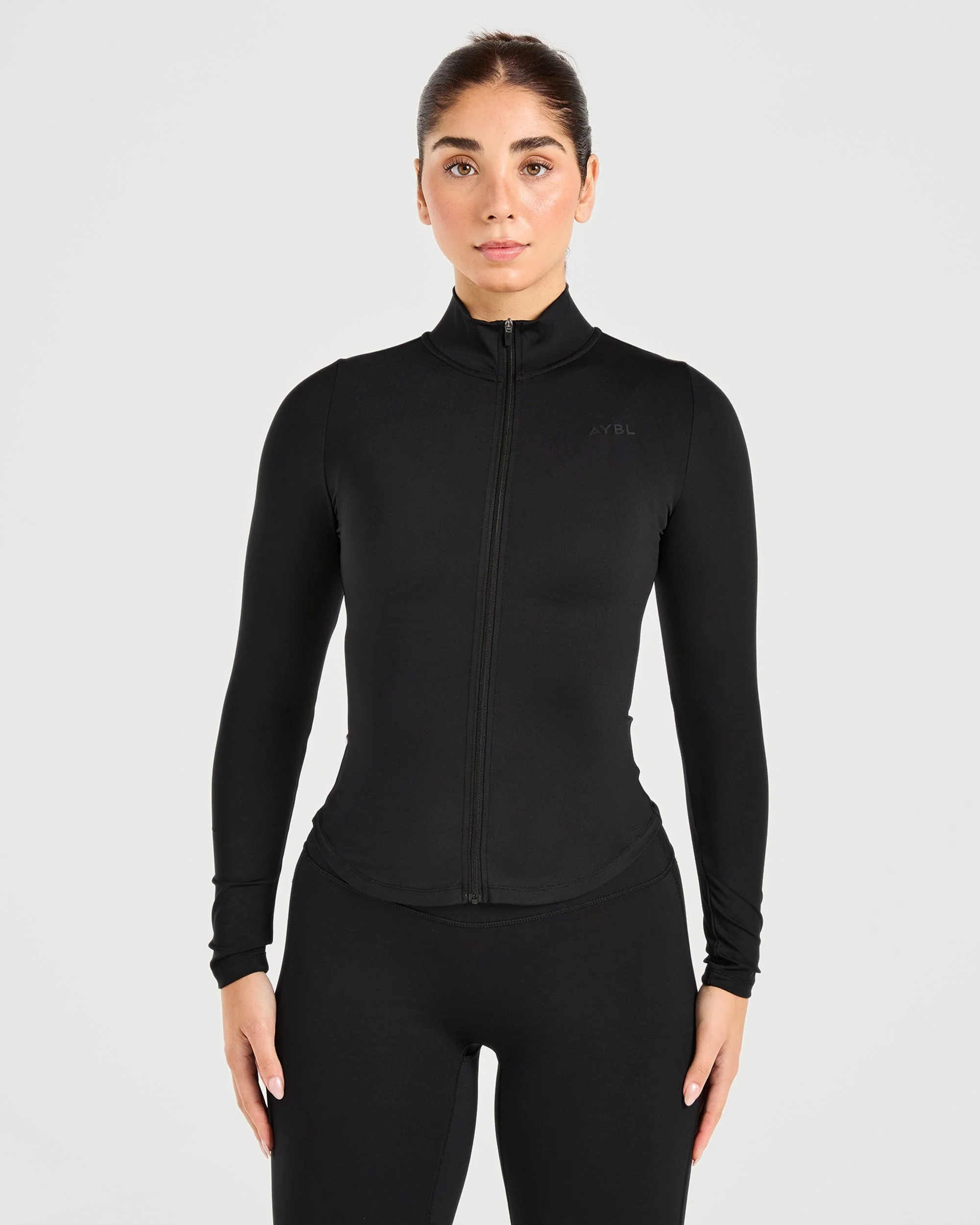 Sculpt Zip Jacket - Zwart
