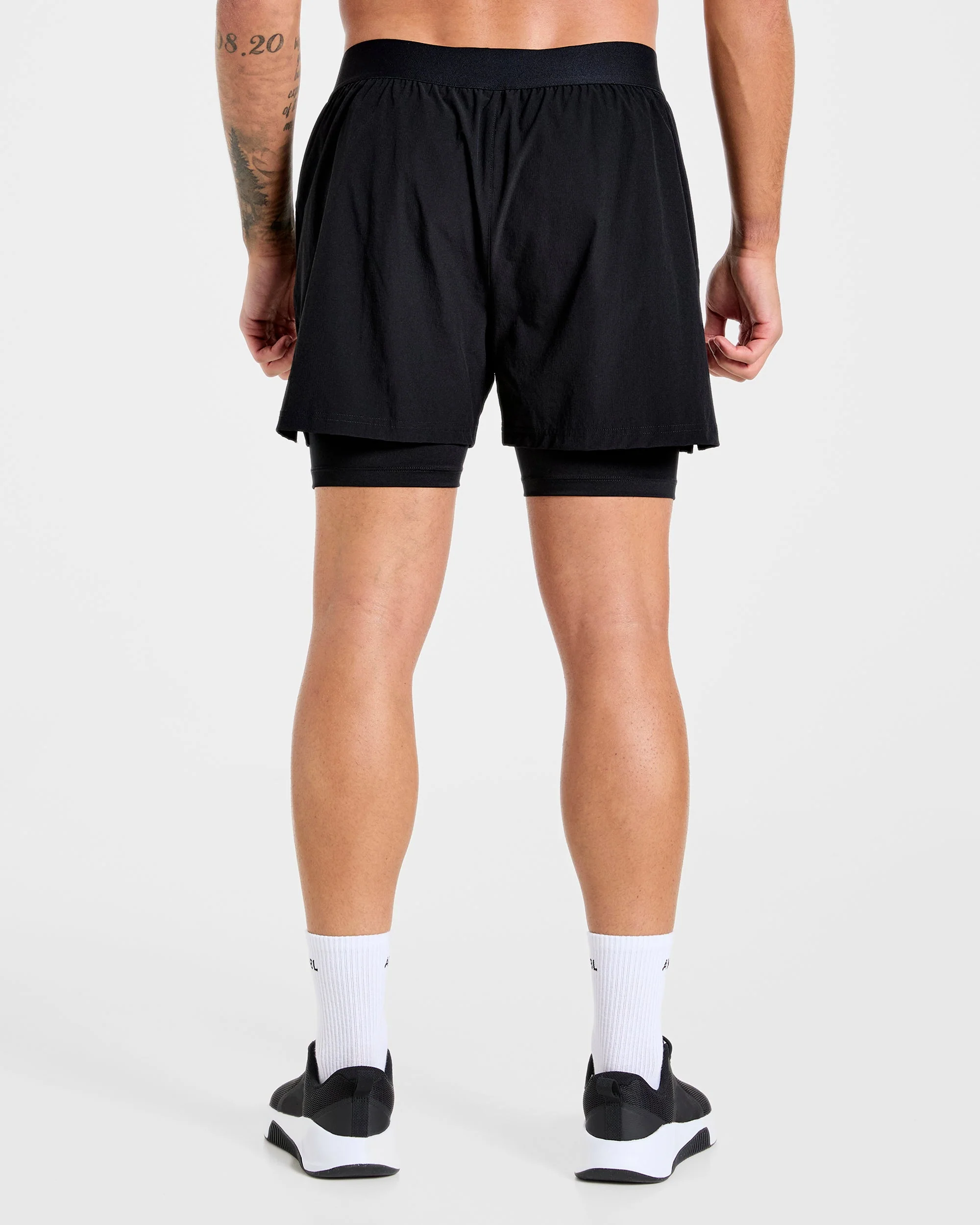 Signature 2 in 1 Shorts - Zwart - Image 2